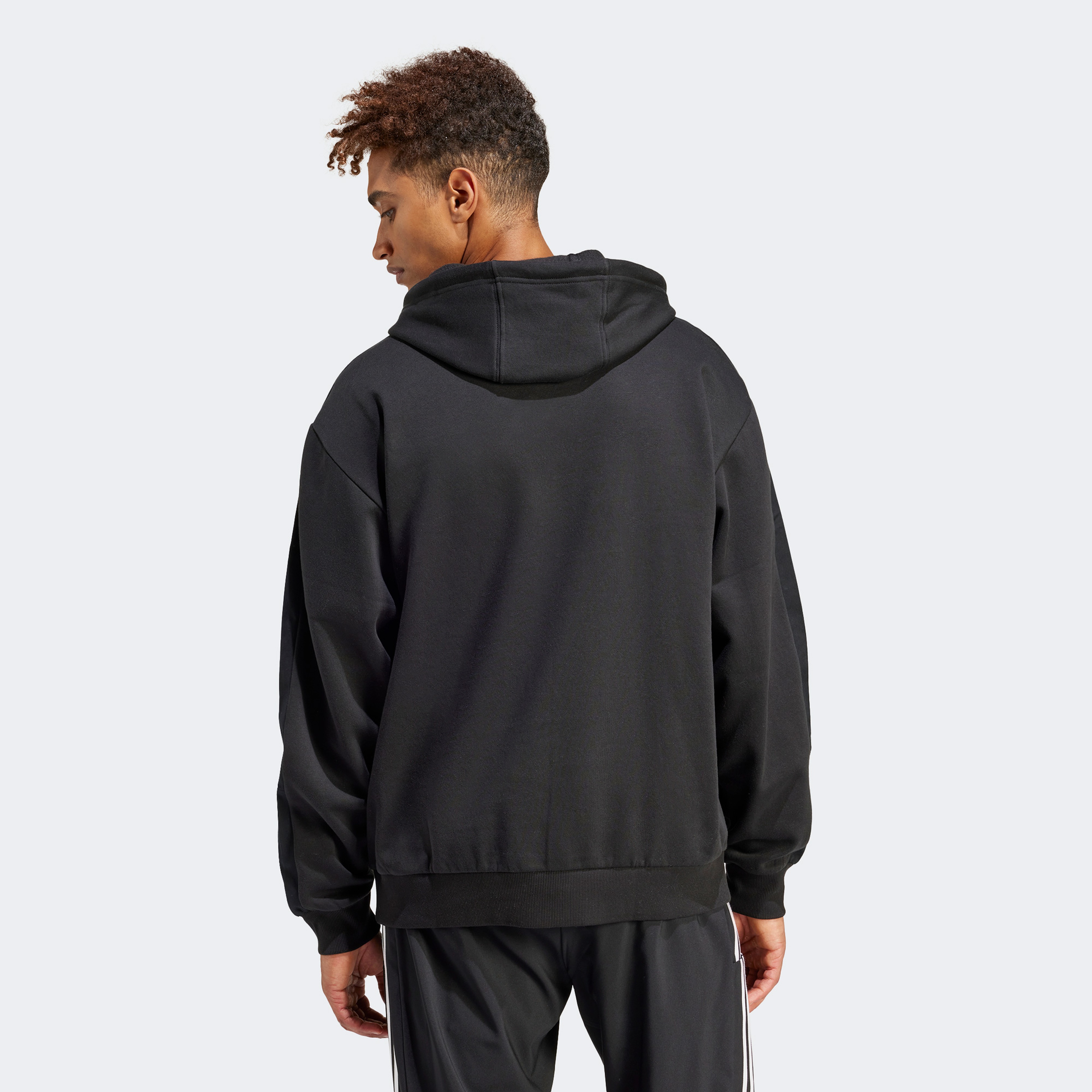 adidas  Tiro Hoodie Erkek Gri Günlük Sweatshirt