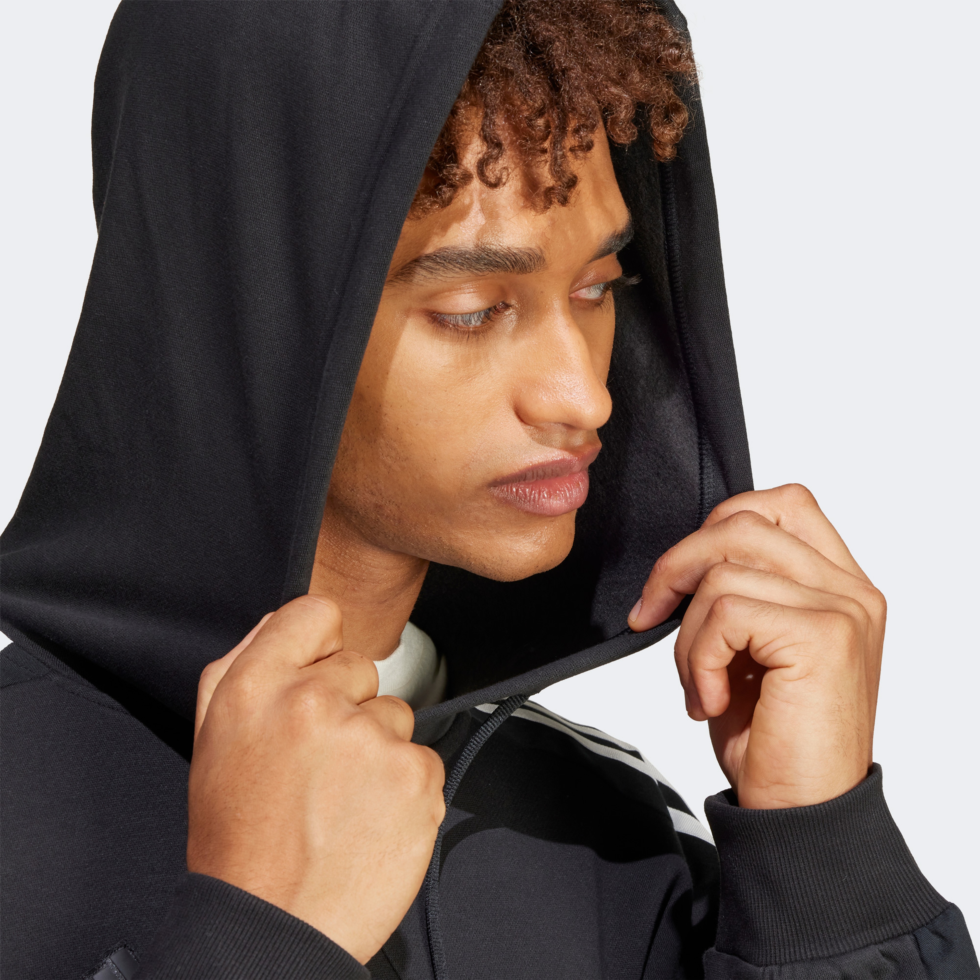 adidas  Tiro Hoodie Erkek Gri Günlük Sweatshirt