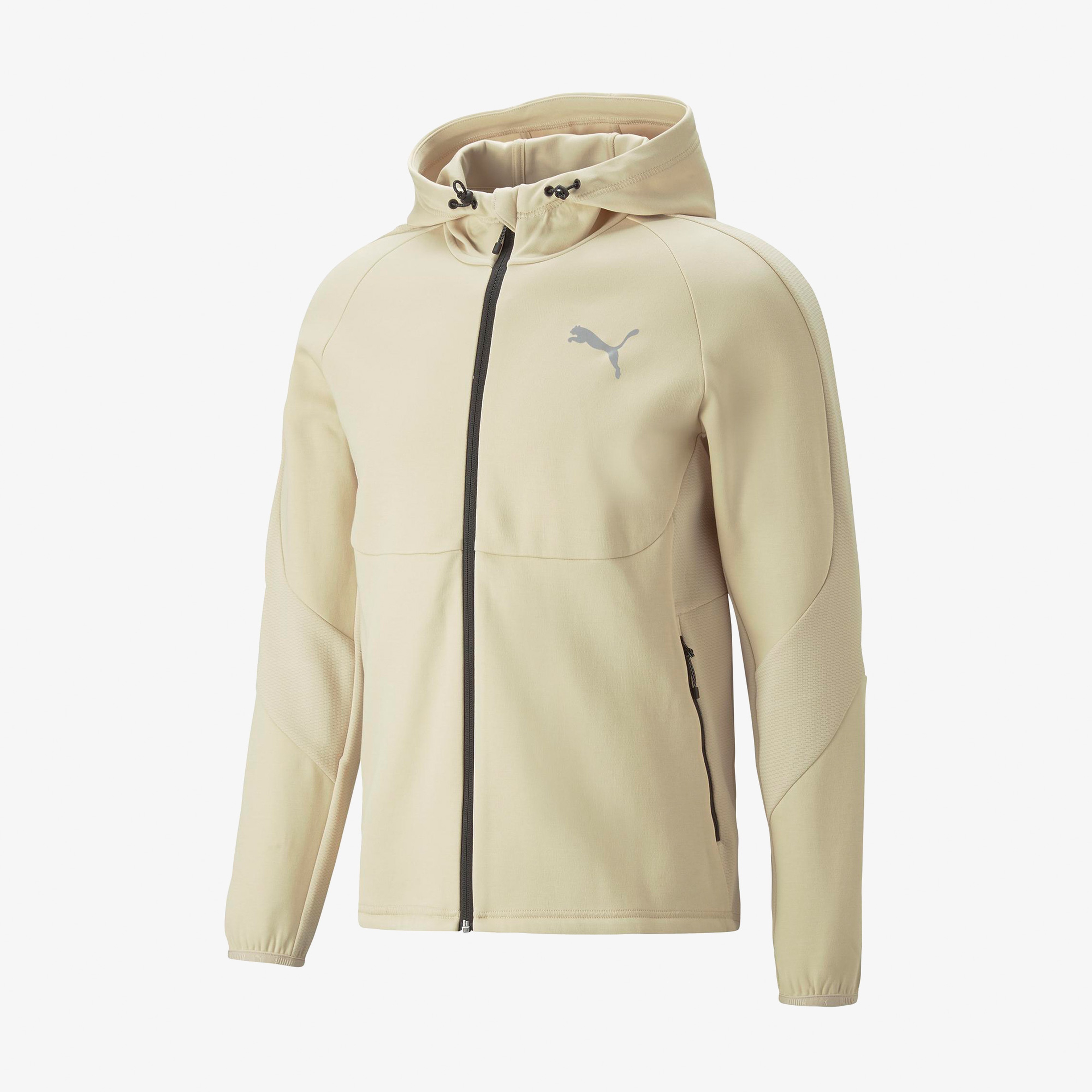 Puma Evostrıpe Full-Zip Hoodi Erkek Bej Günlük Ceket