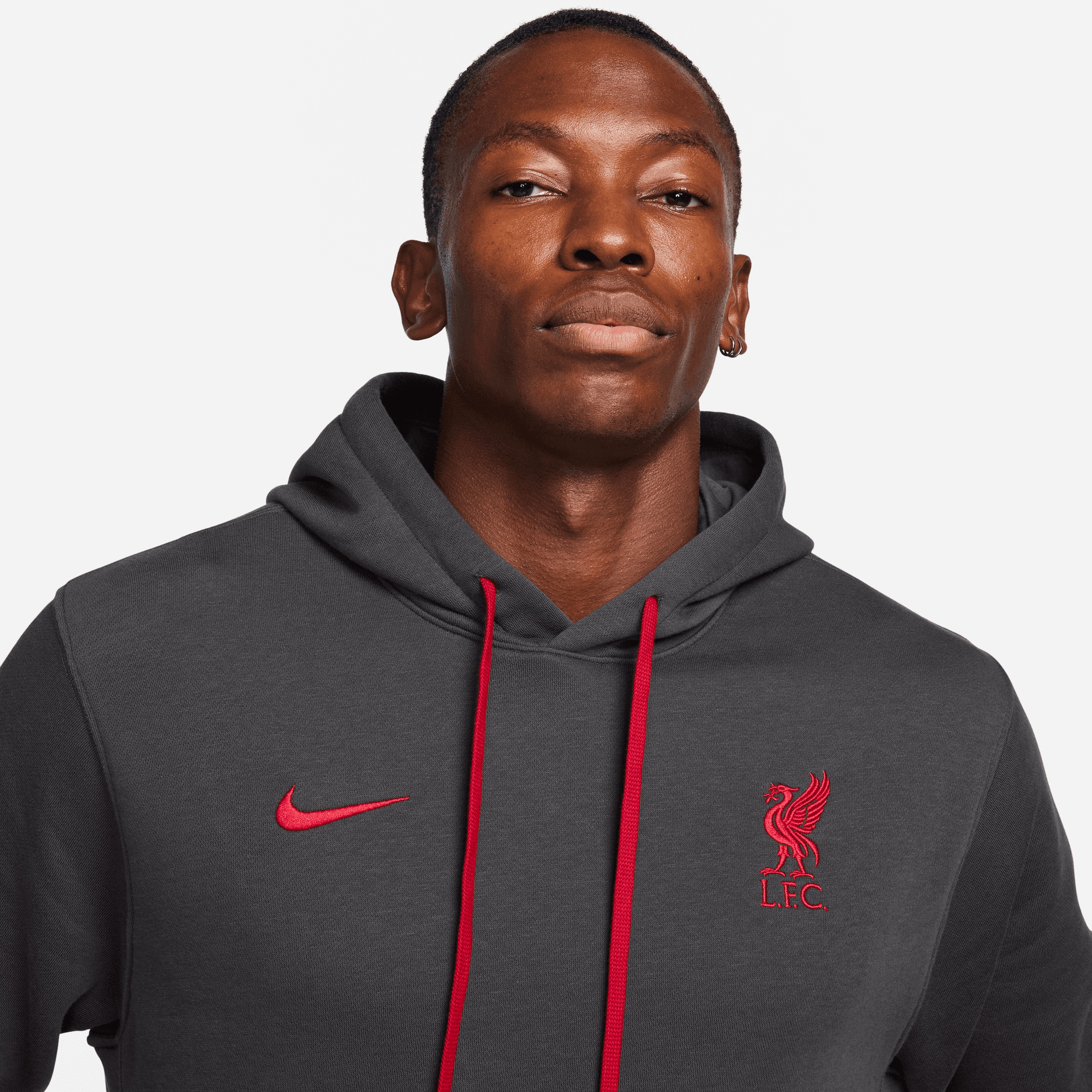 Nike Liverpool FC Club Erkek Siyah Günlük Sweatshirt