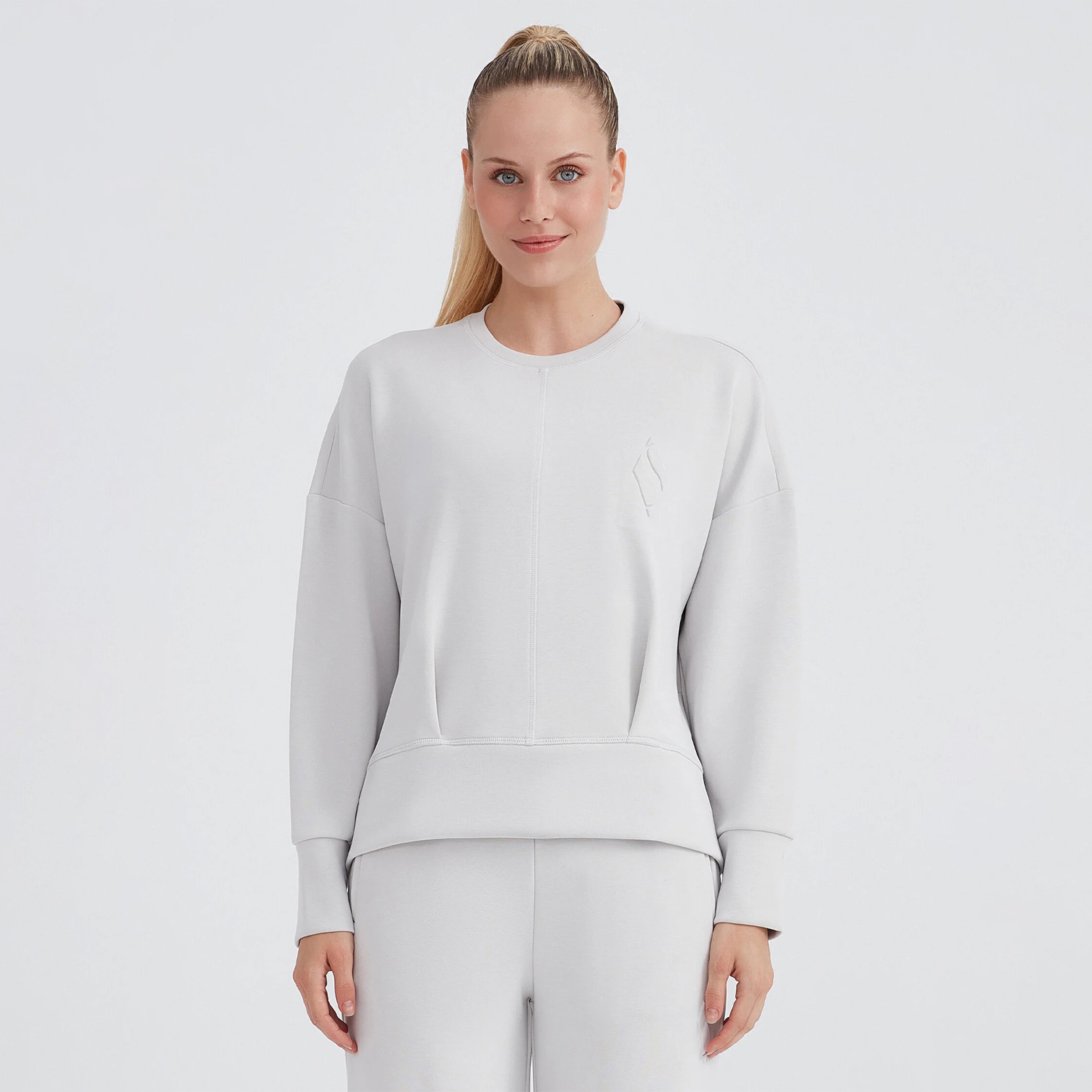 Skechers Kadın Gri Günlük Sweatshirt