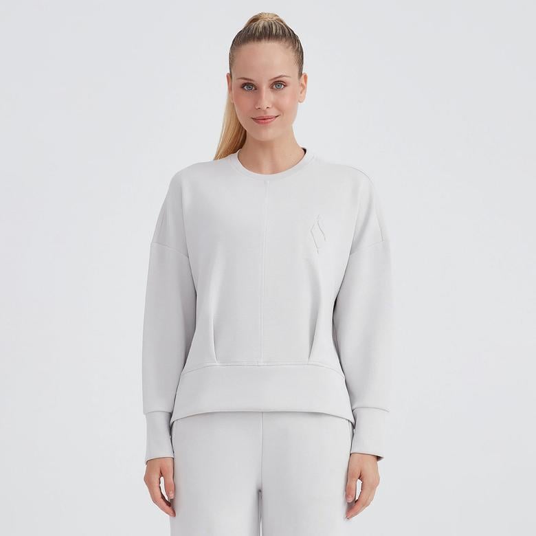 Skechers Kadın Gri Günlük Sweatshirt