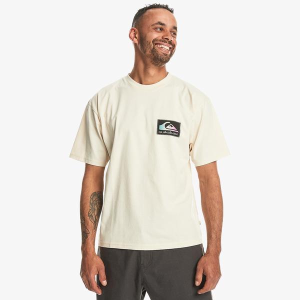 Quiksilver Backflash Erkek Bej Günlük T-Shirt