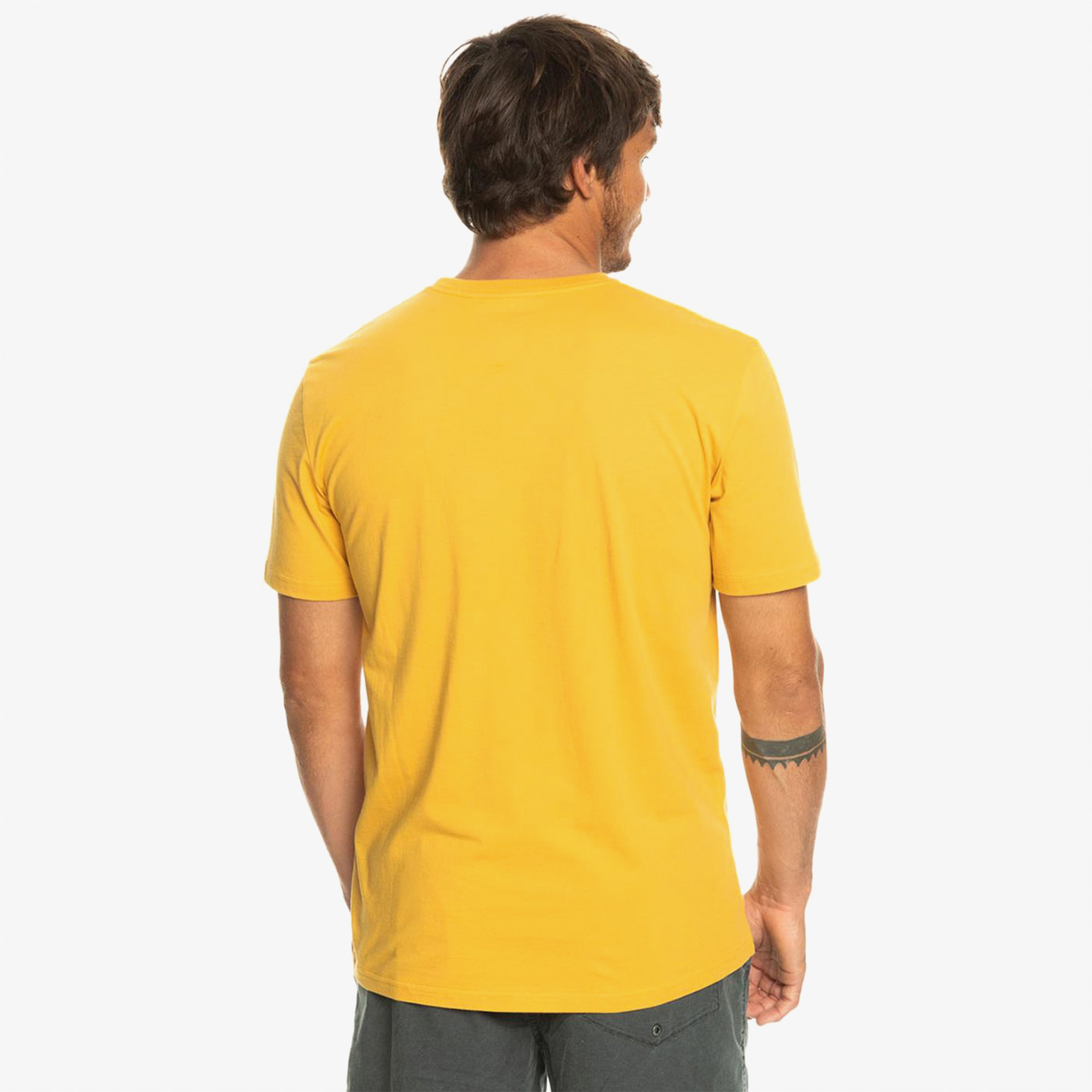 Quiksilver Qssurflockup Erkek Sarı Günlük T-Shirt