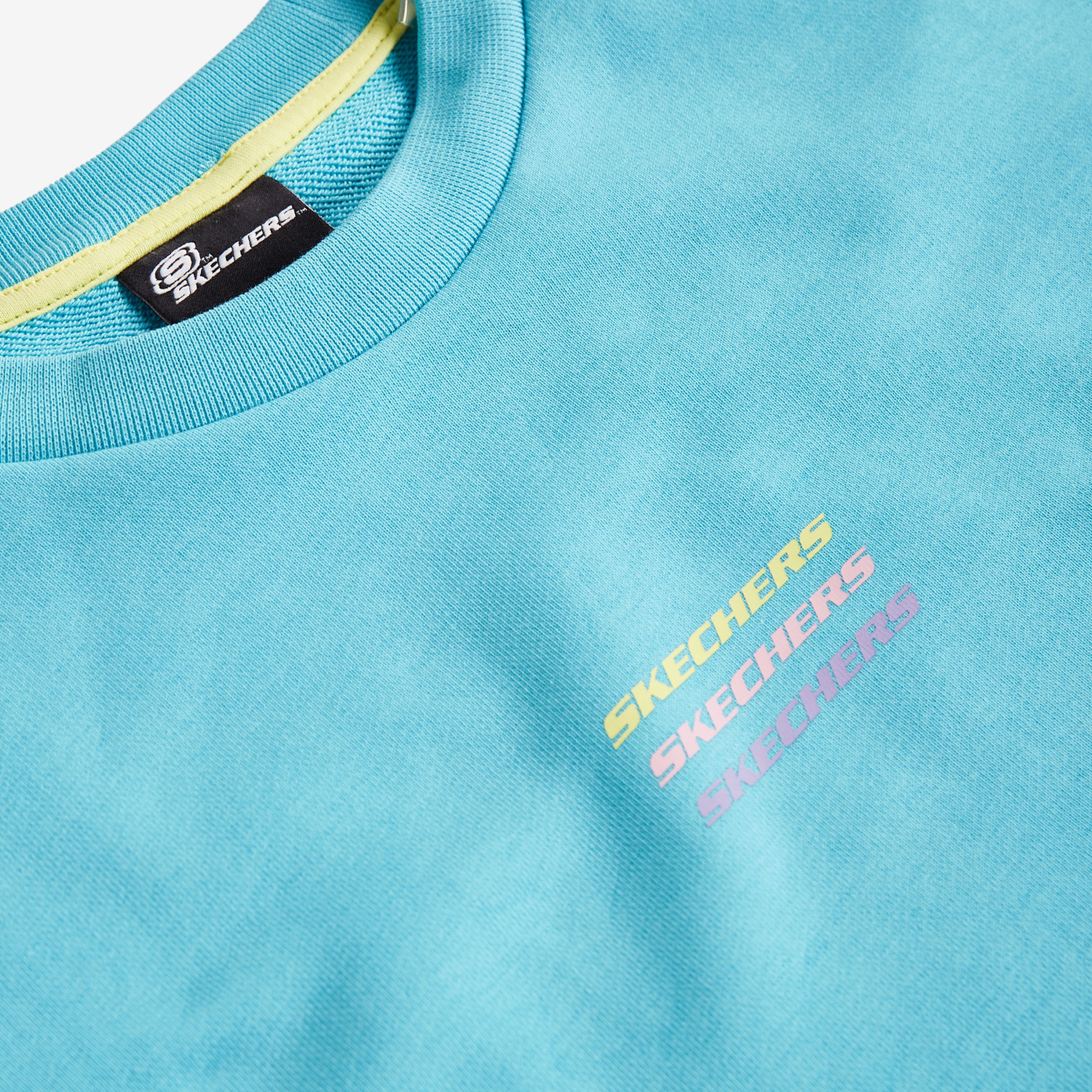 Skechers Essential Crew Neck Kadın Mavi Günlük Sweatshirt