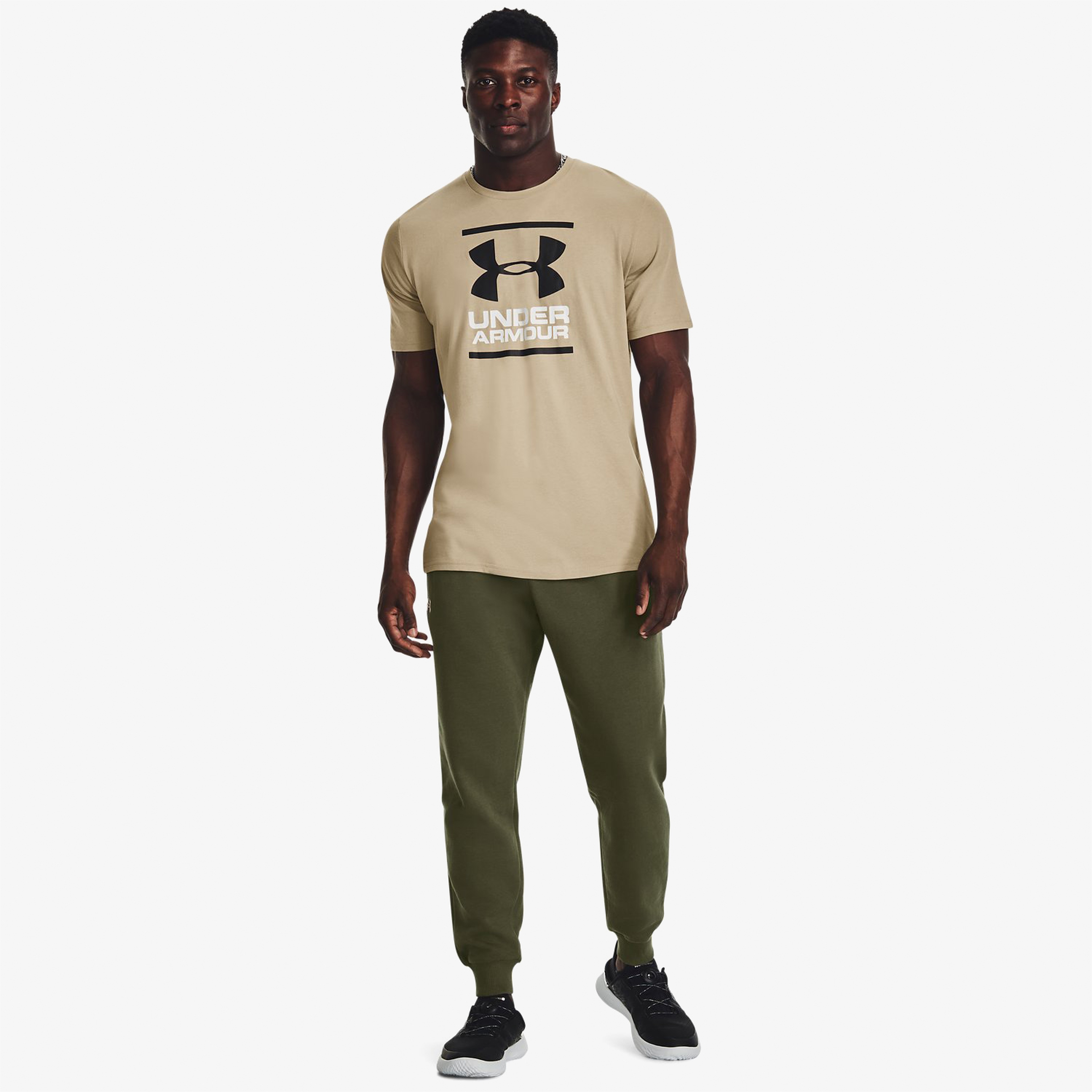 Under Armour Rival Fleece Erkek Yeşil Günlük Eşofman Altı