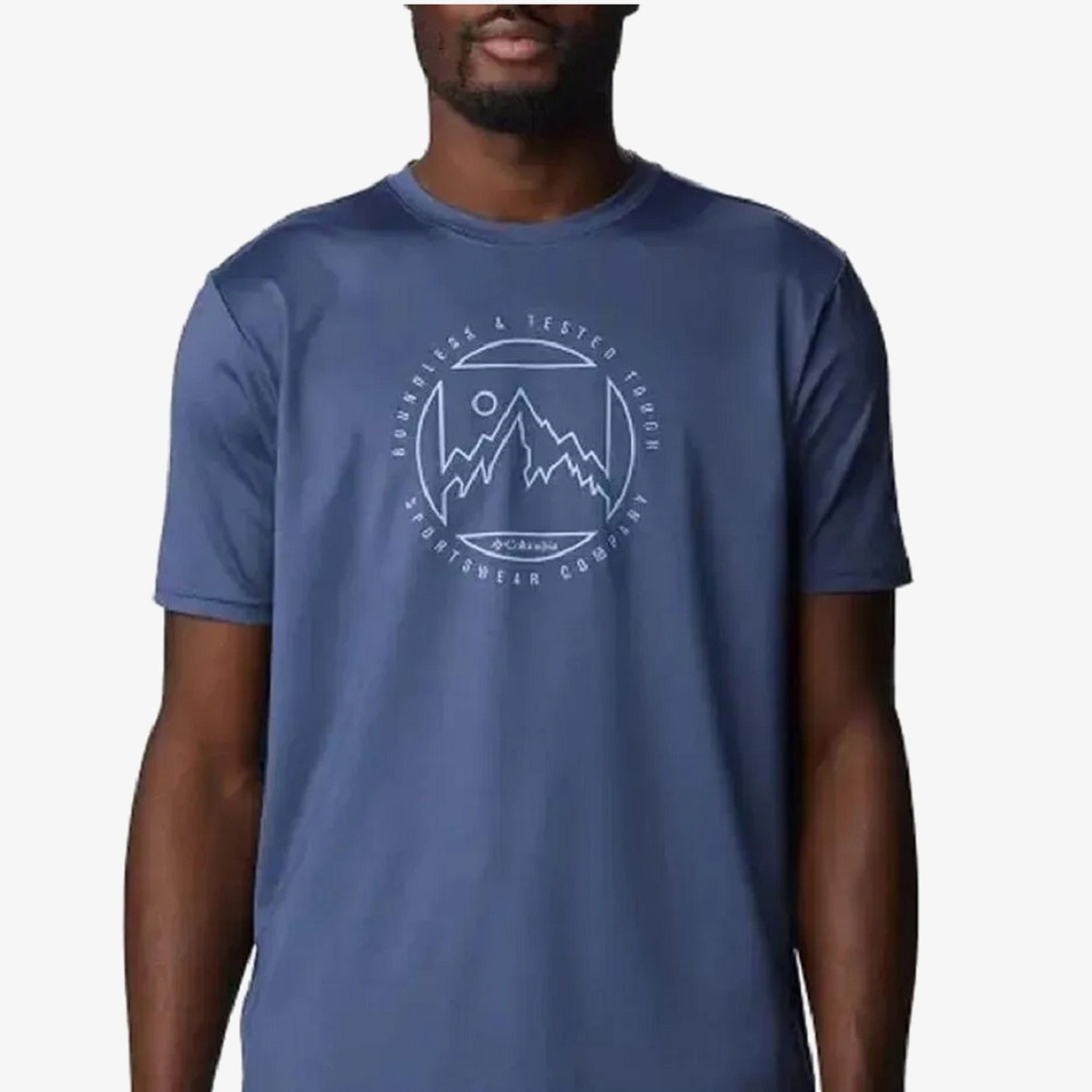 Columbia Boundless Erkek Mavi Outdoor T-Shirt
