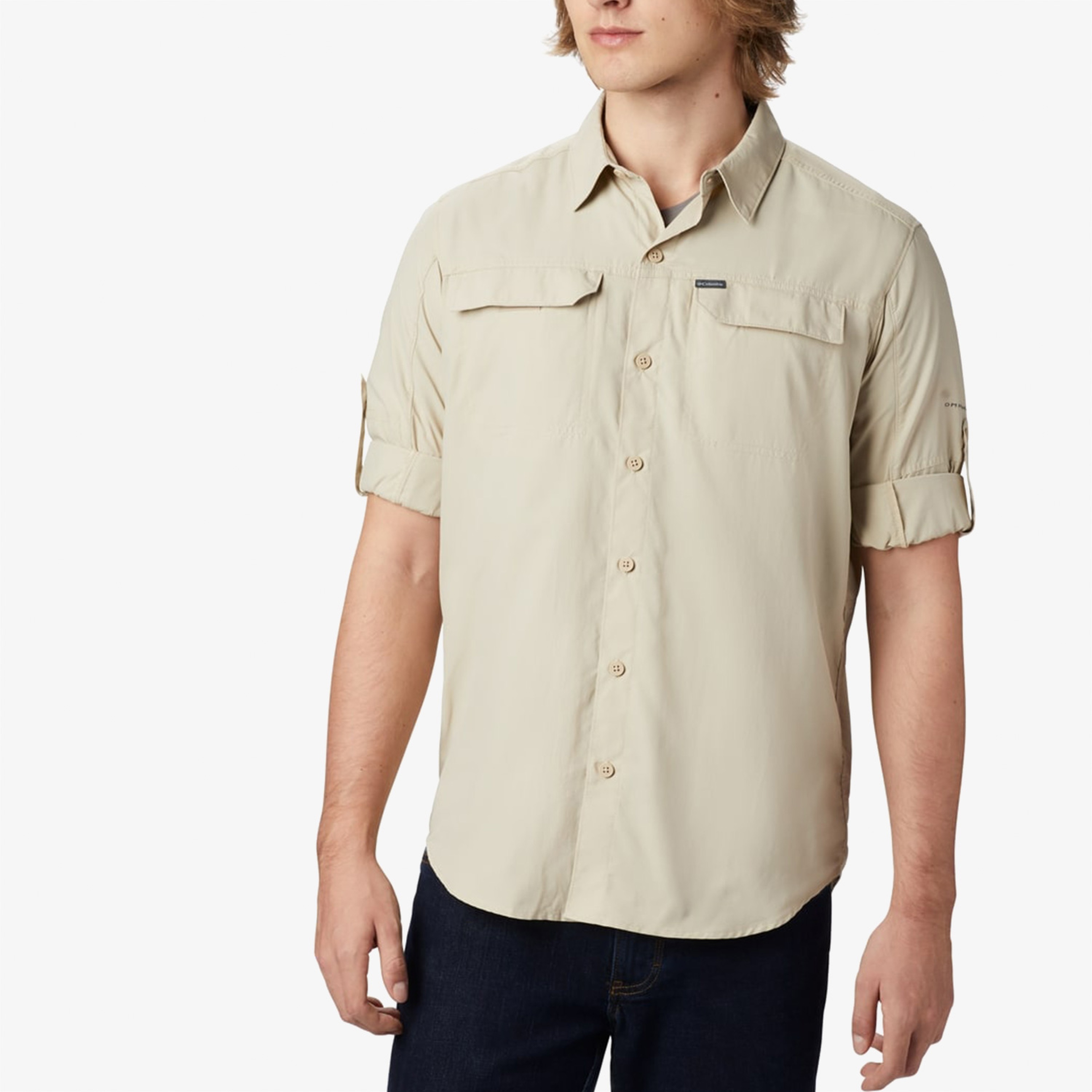 Columbia Silver Ridge2.0 Long Sleeve Erkek Bej Günlük Gömlek