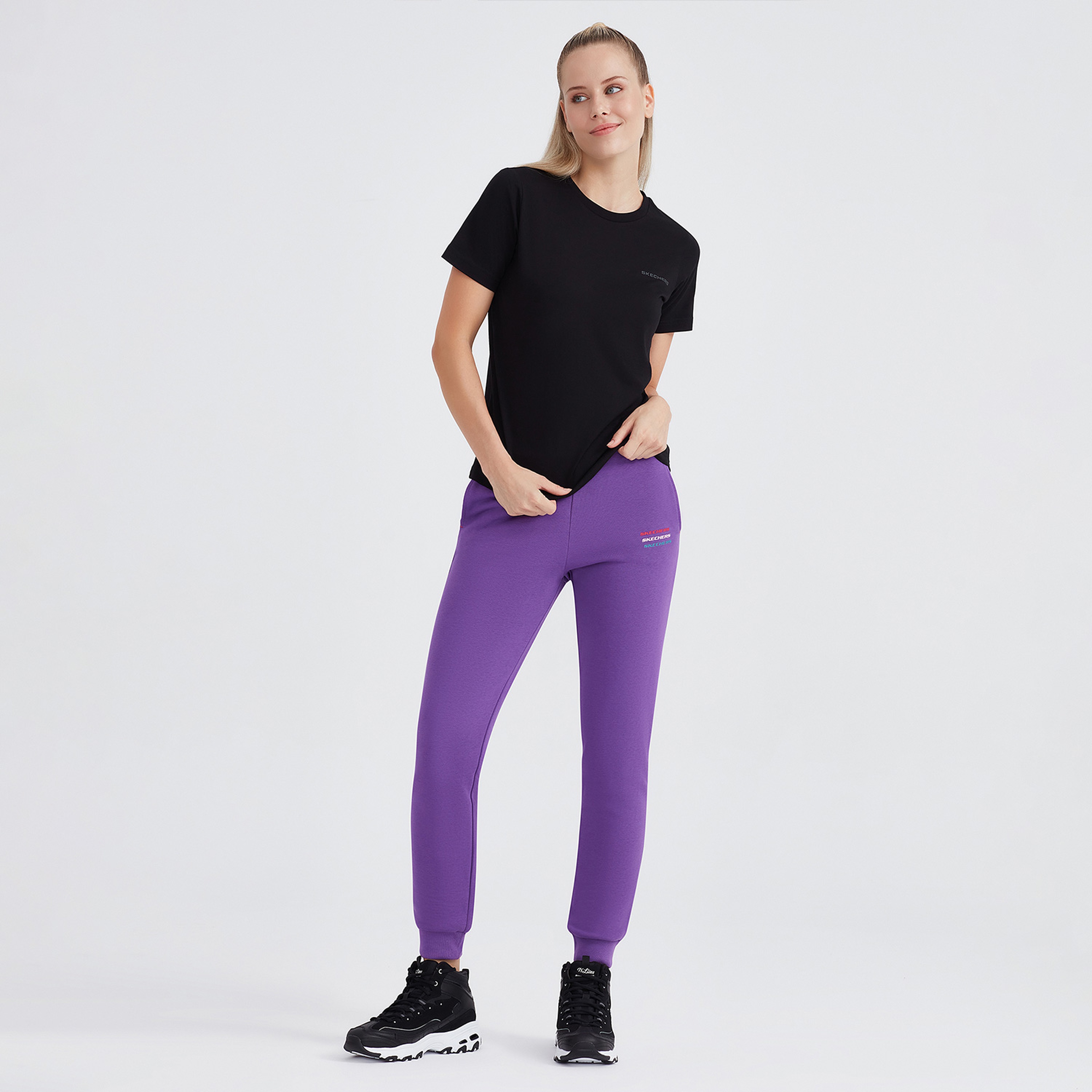 Skechers Essential Jogger Kadın Mor Günlük Eşofman Altı
