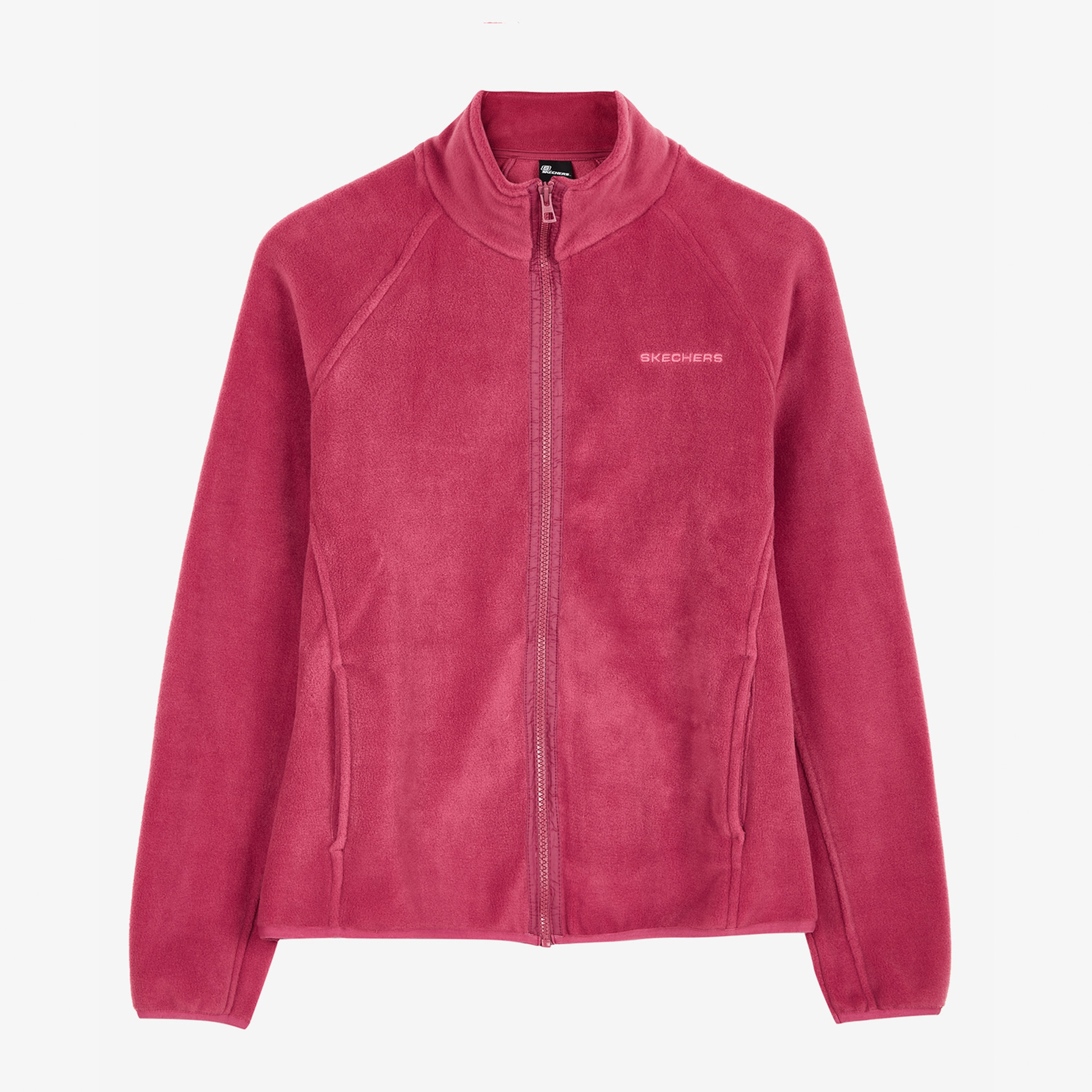 Skechers Turtle Neck Full Zip Polar Kadın Pembe Günlük Sweatshirt