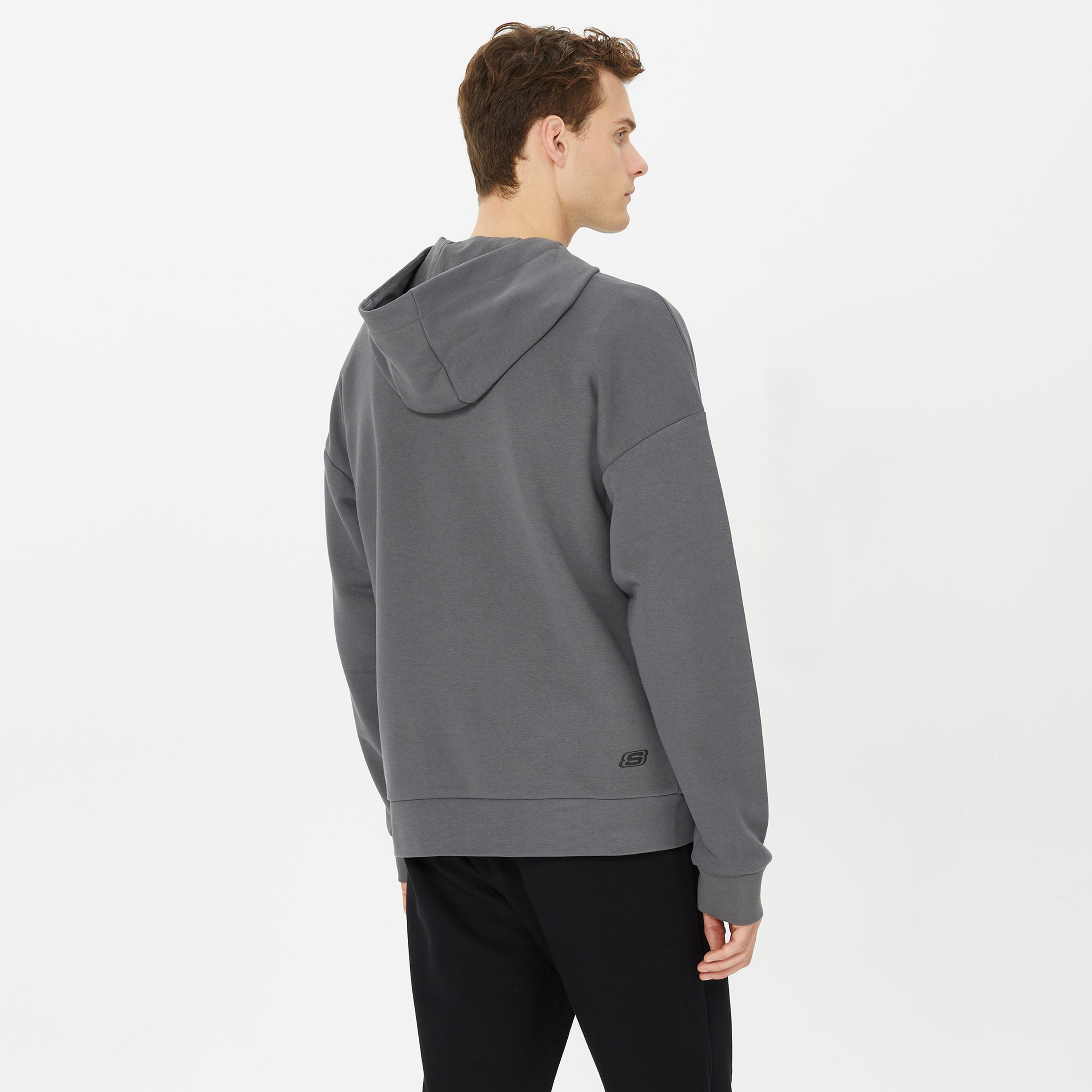 Skechers M Essential Erkek Gri Günlük Sweatshirt