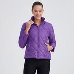 Skechers Outerwear Padded Kadın Mor Günlük Mont
