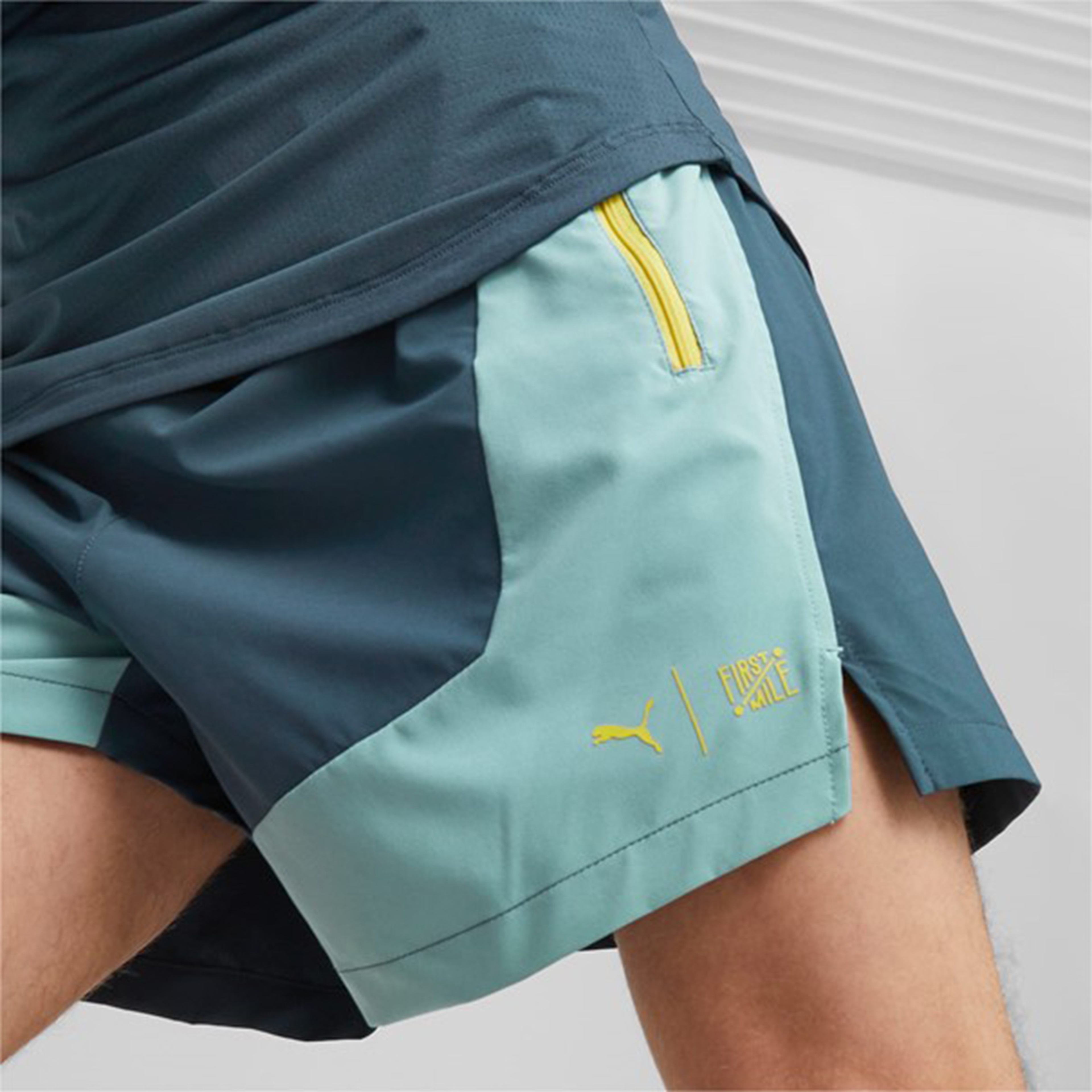 Puma x First Mile Woven Erkek Yeşil Şort