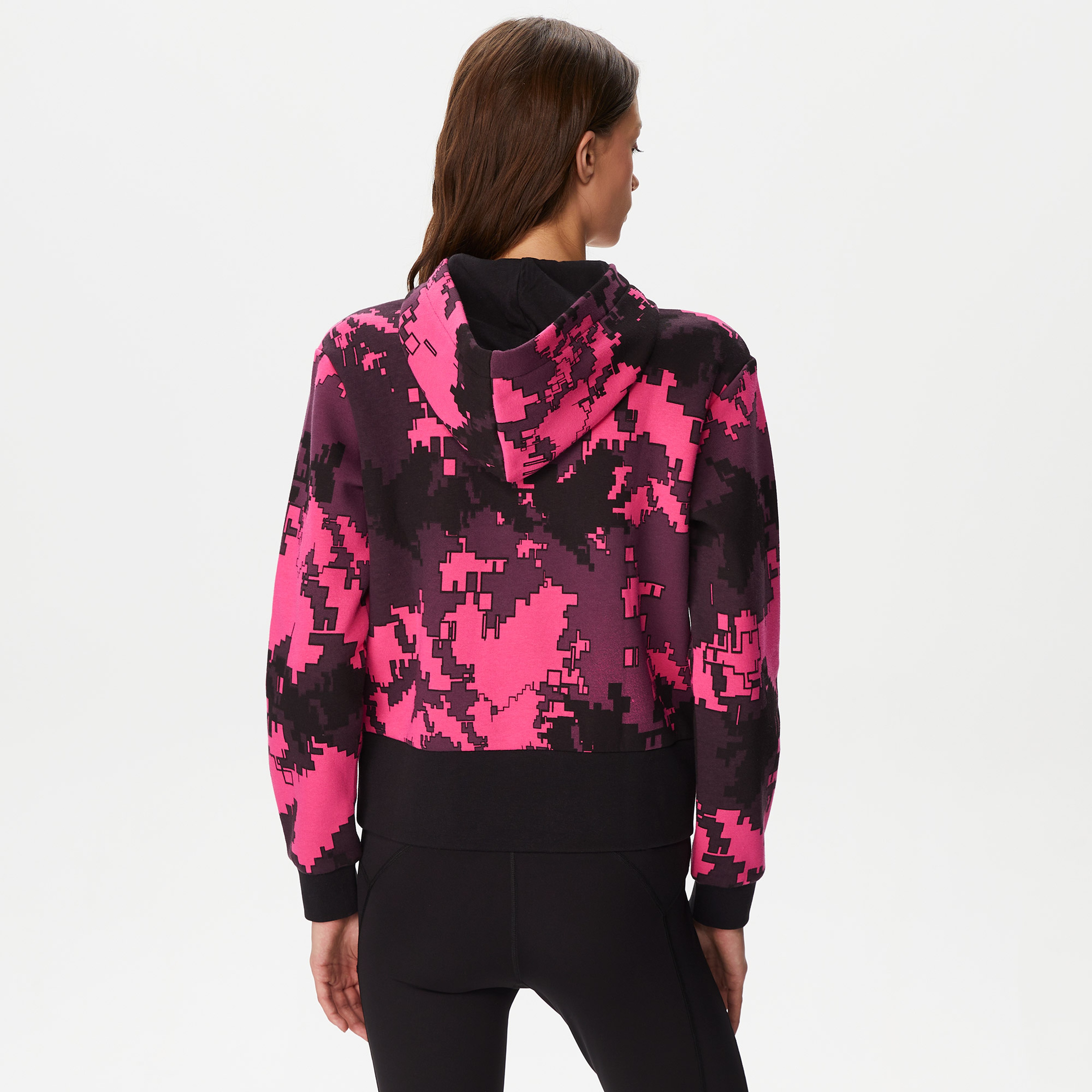 Kappa Authentic Graphik Grace Kadın Pembe Günlük Sweatshirt
