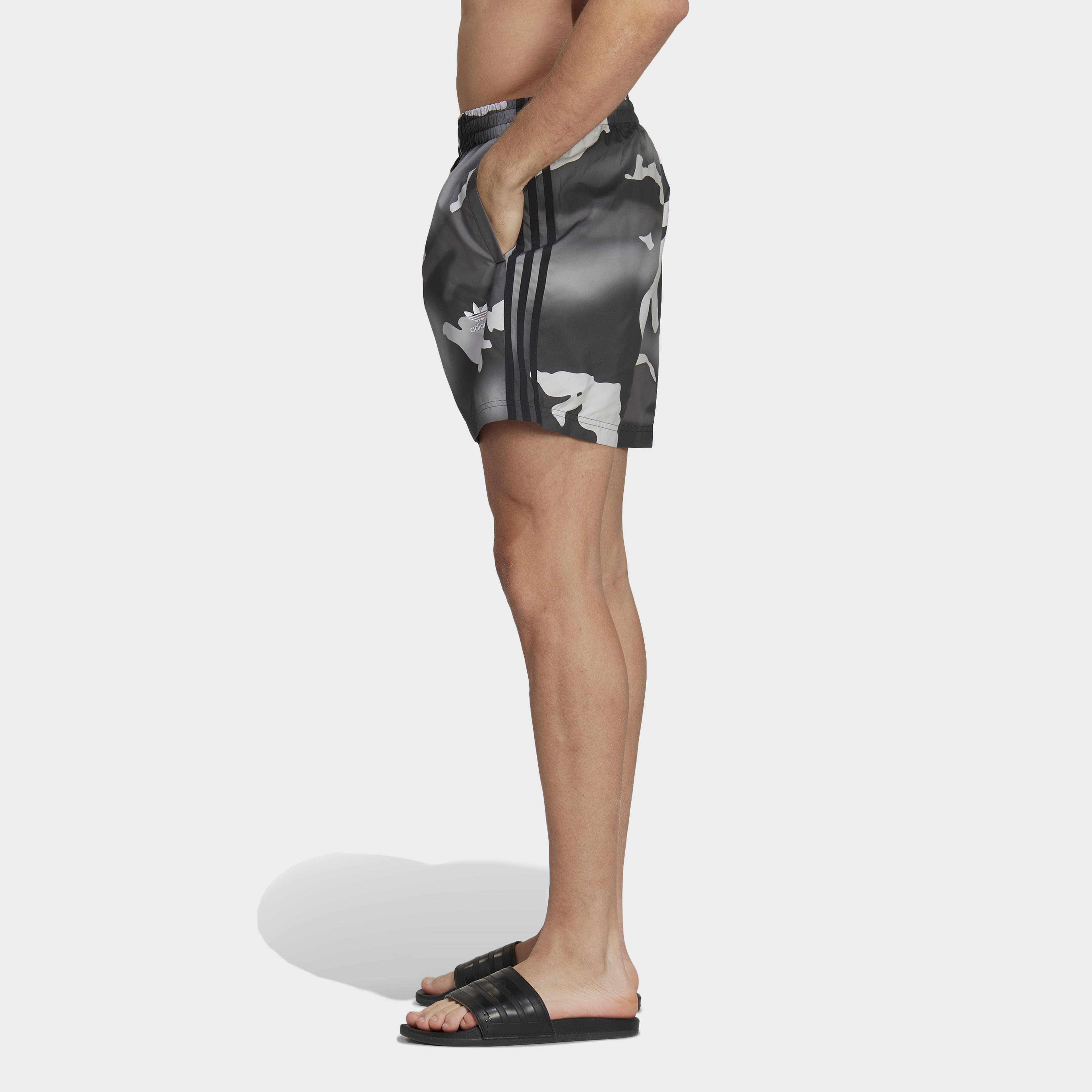 Adidas Originals Camo Erkek Siyah Deniz Şortu