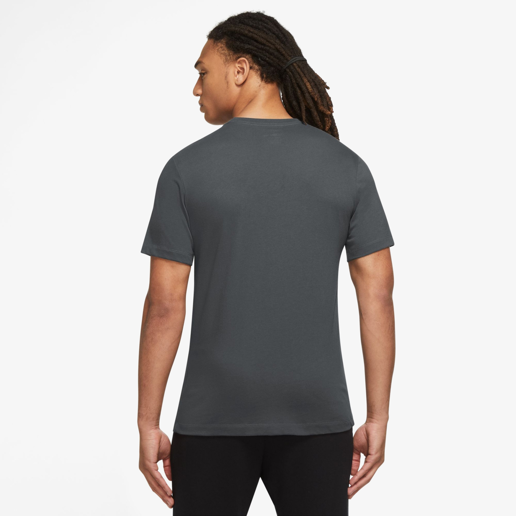 Nike M Nk Df Camo Gfx Erkek Gri T-Shirt