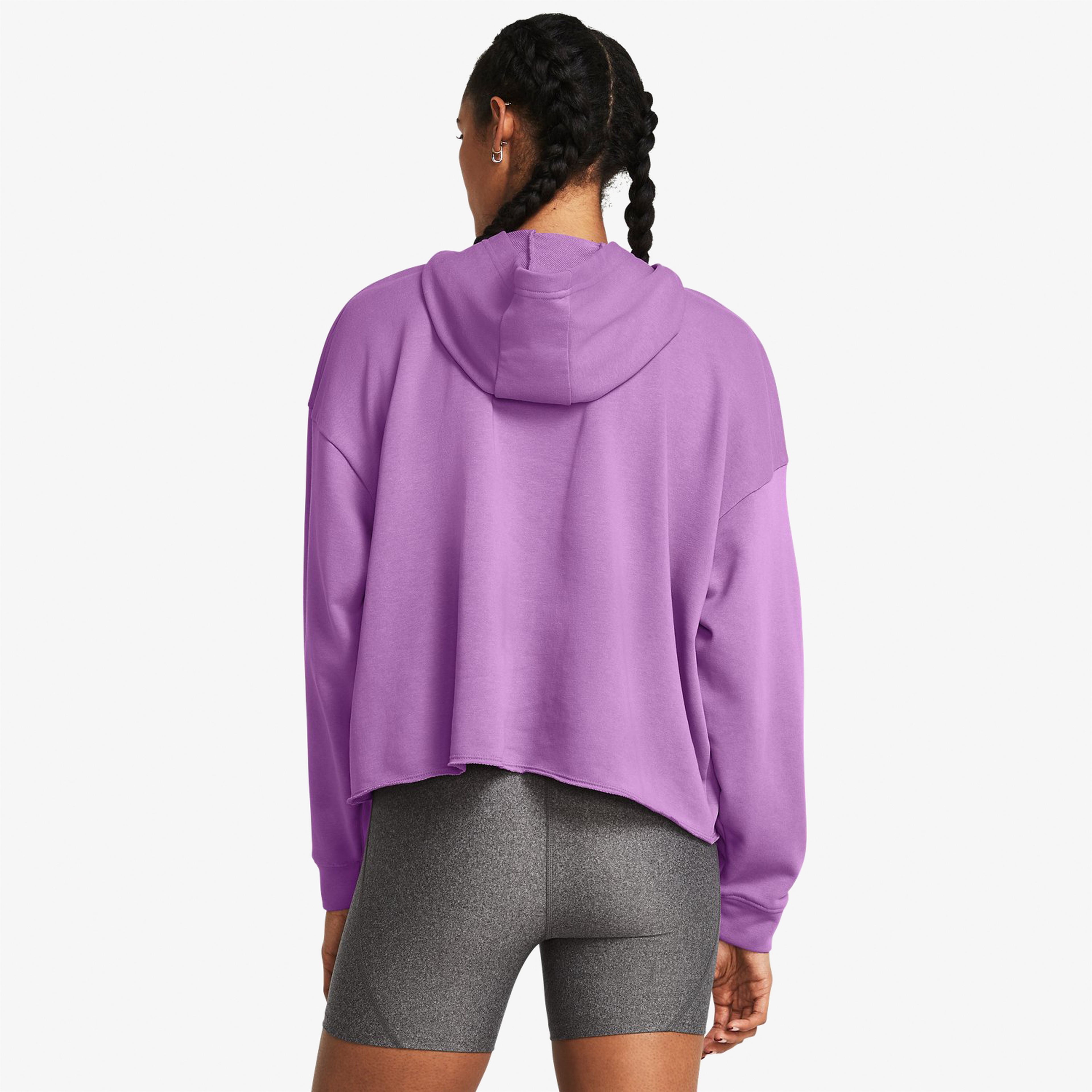 Under Armour Rival Terry Kadın Mor Günlük Sweatshirt
