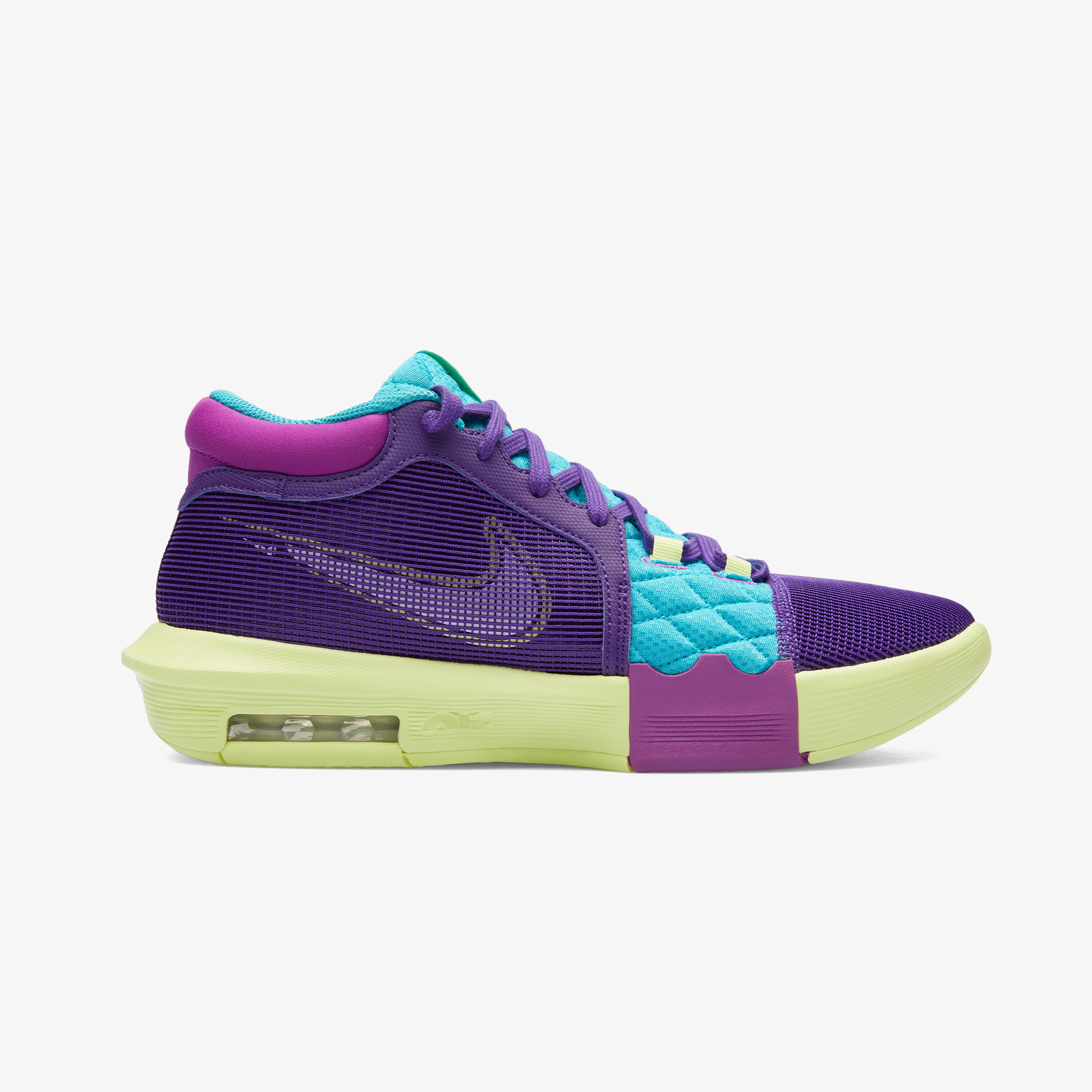 Nike Lebron Witness VIII Erkek Mor Basketbol Ayakkabısı