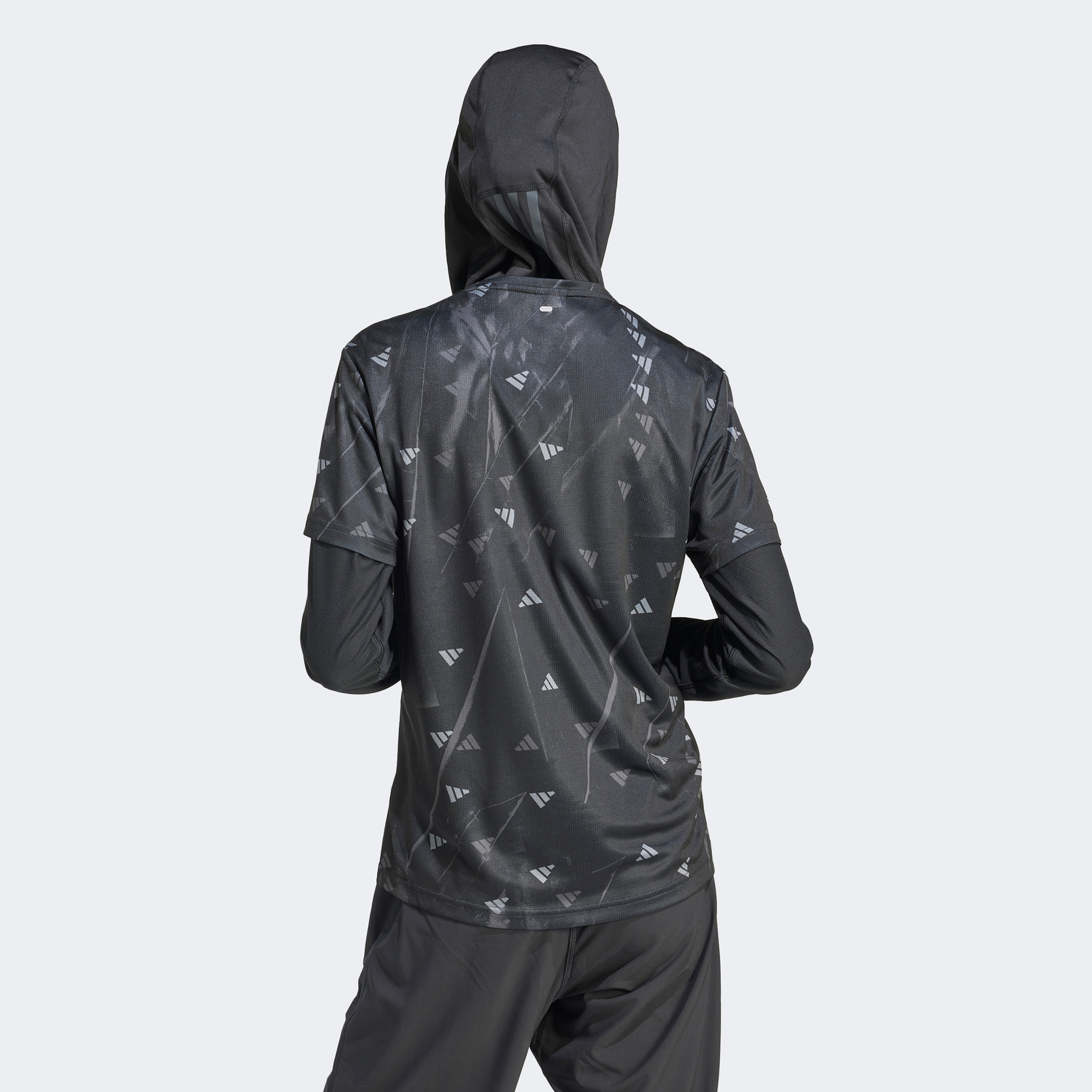 adidas Run It Bl Kadın Siyah Günlük T-Shirt