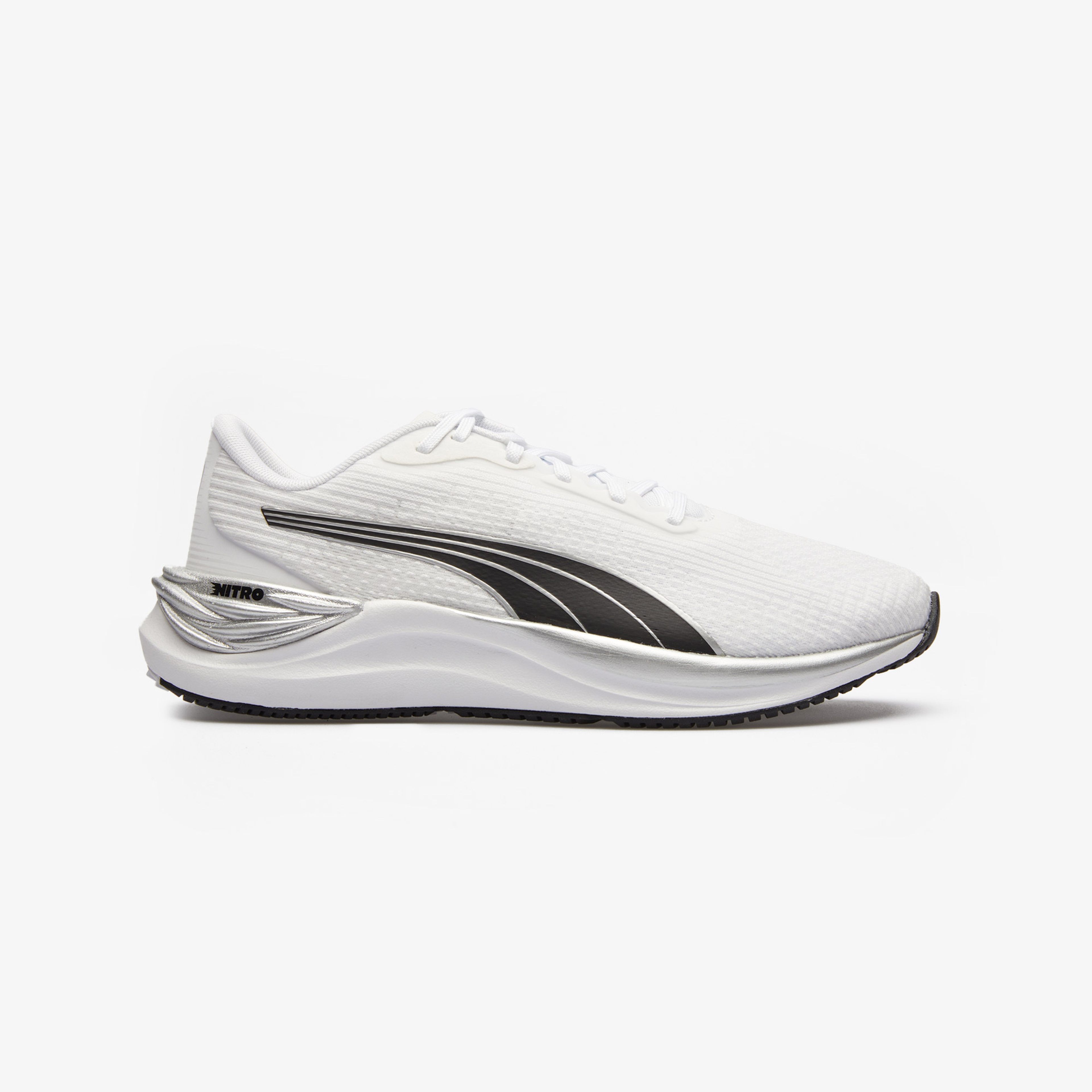 Puma Electrify Nıtro  3 Unisex Gri Koşu Ayakkabısı