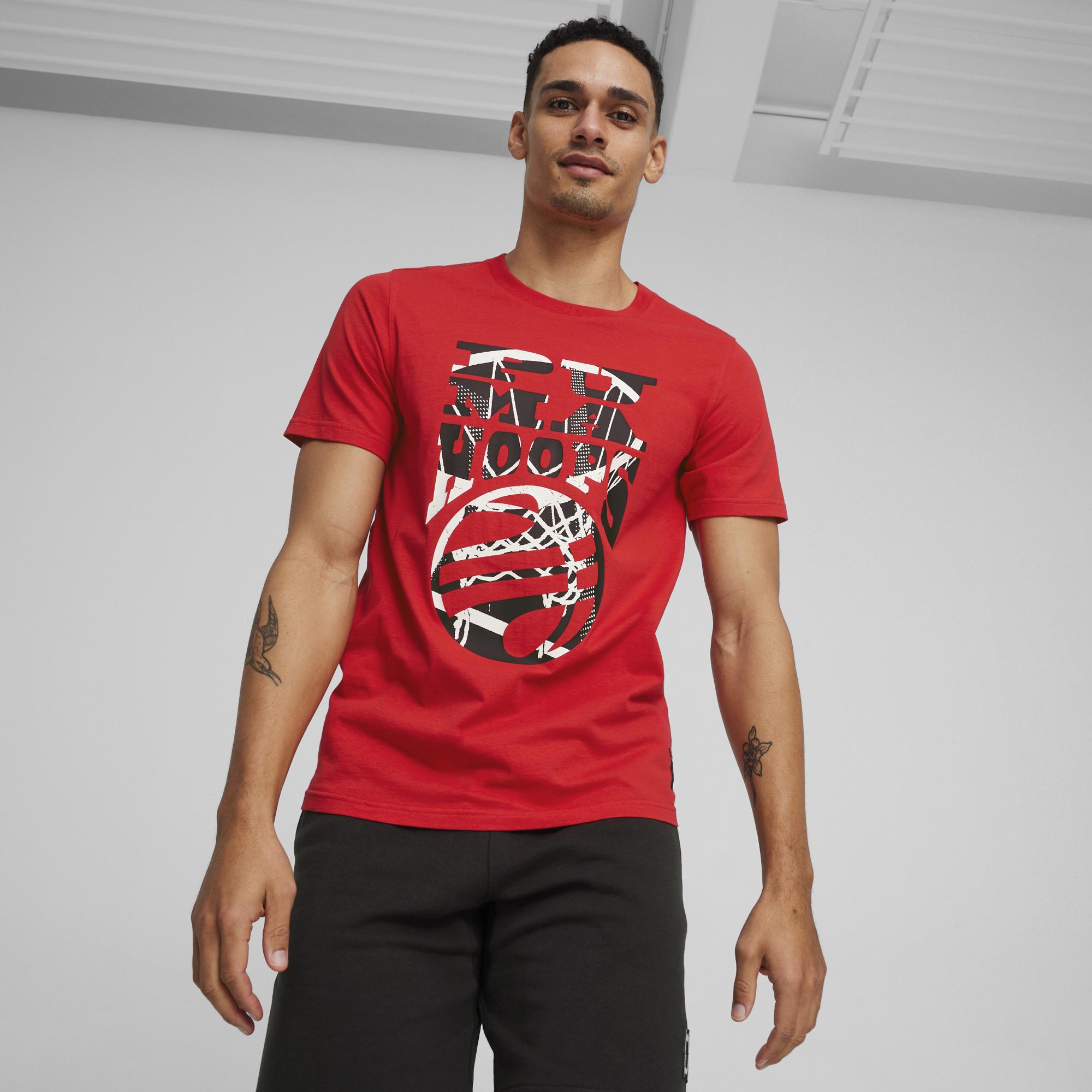 Puma The Hooper 1 Unisex Kırmızı T-Shirt