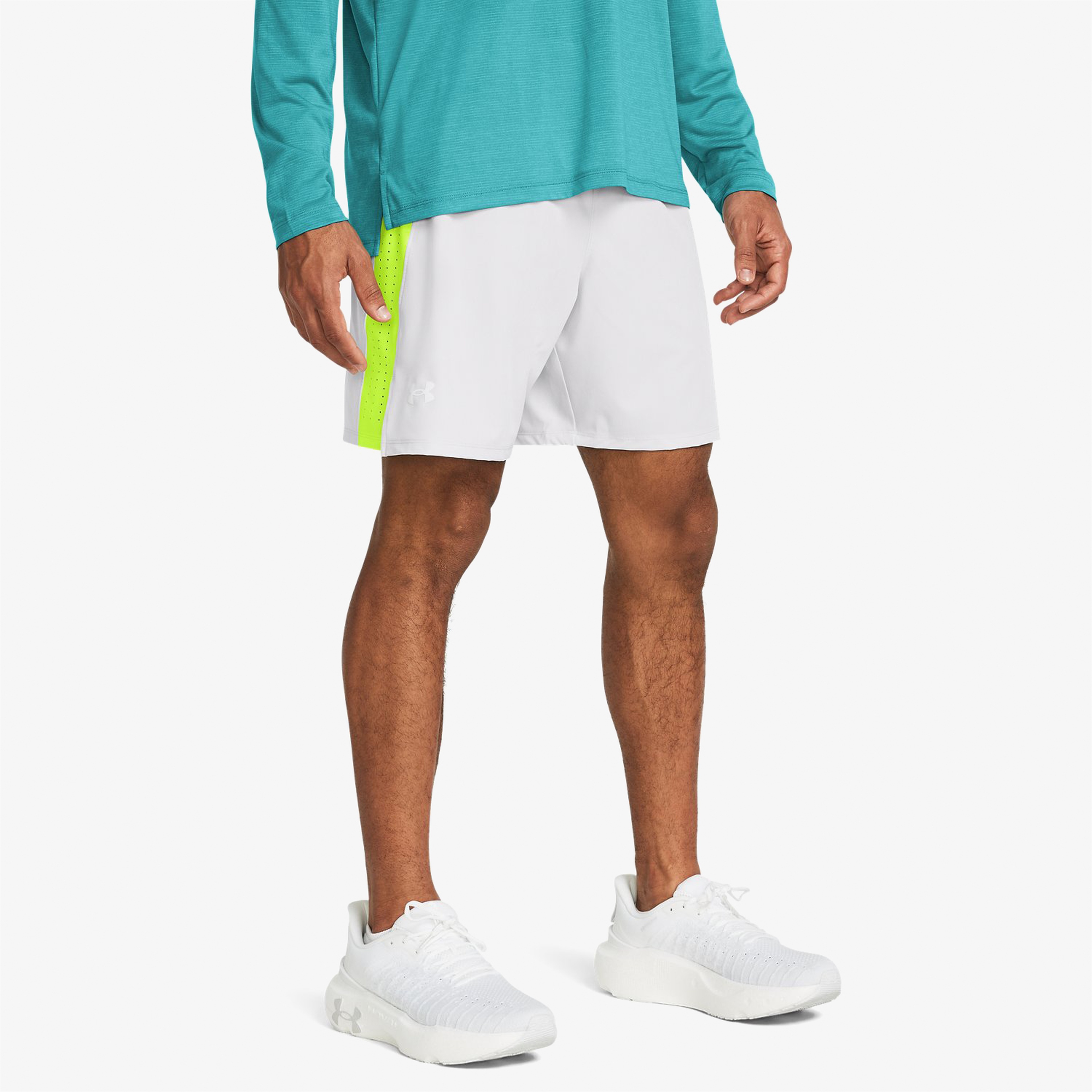 Under Armour Launch Pro Erkek Gri Şort