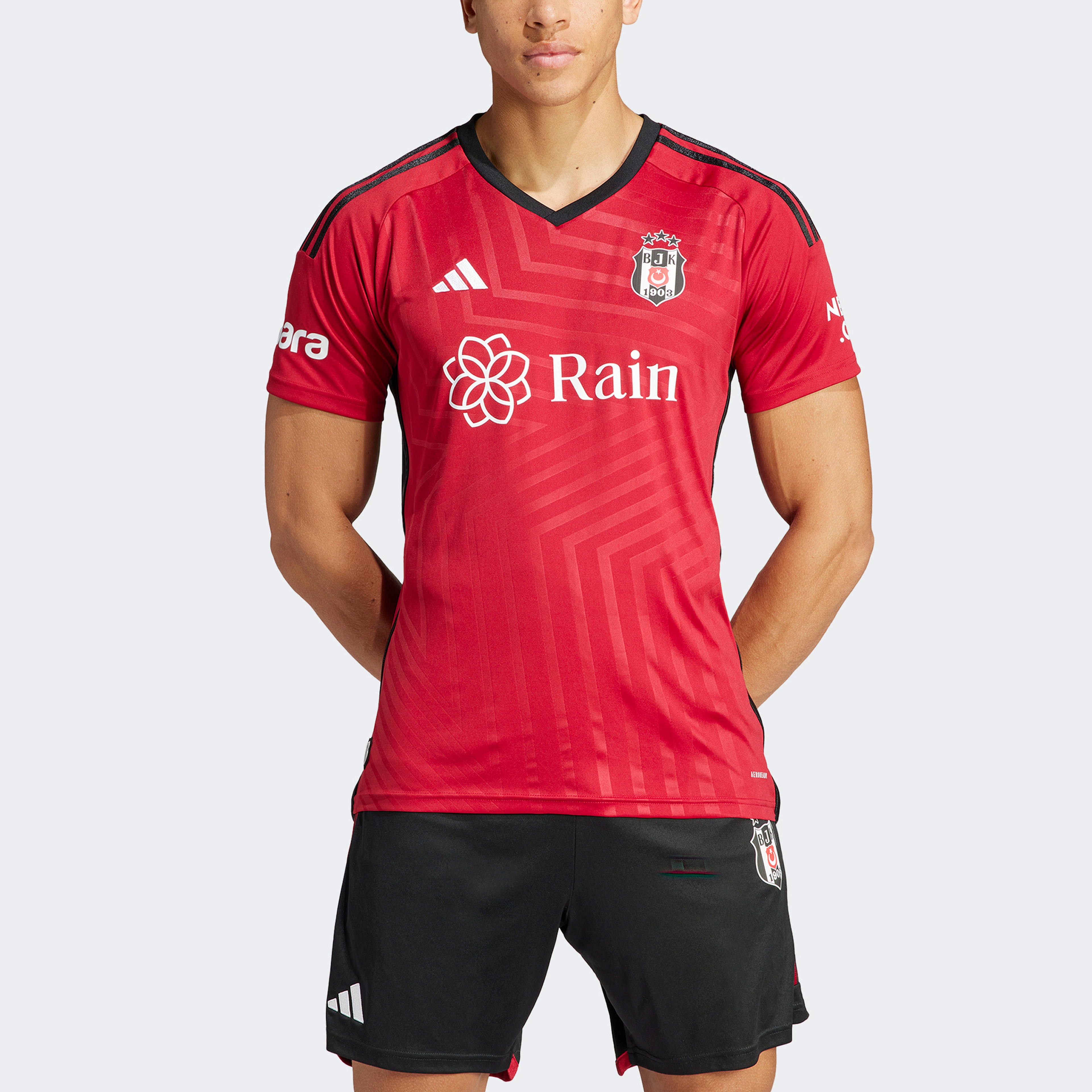 adidas Beşiktaş 2023/2024 Erkek Kırmızı Futbol Forması