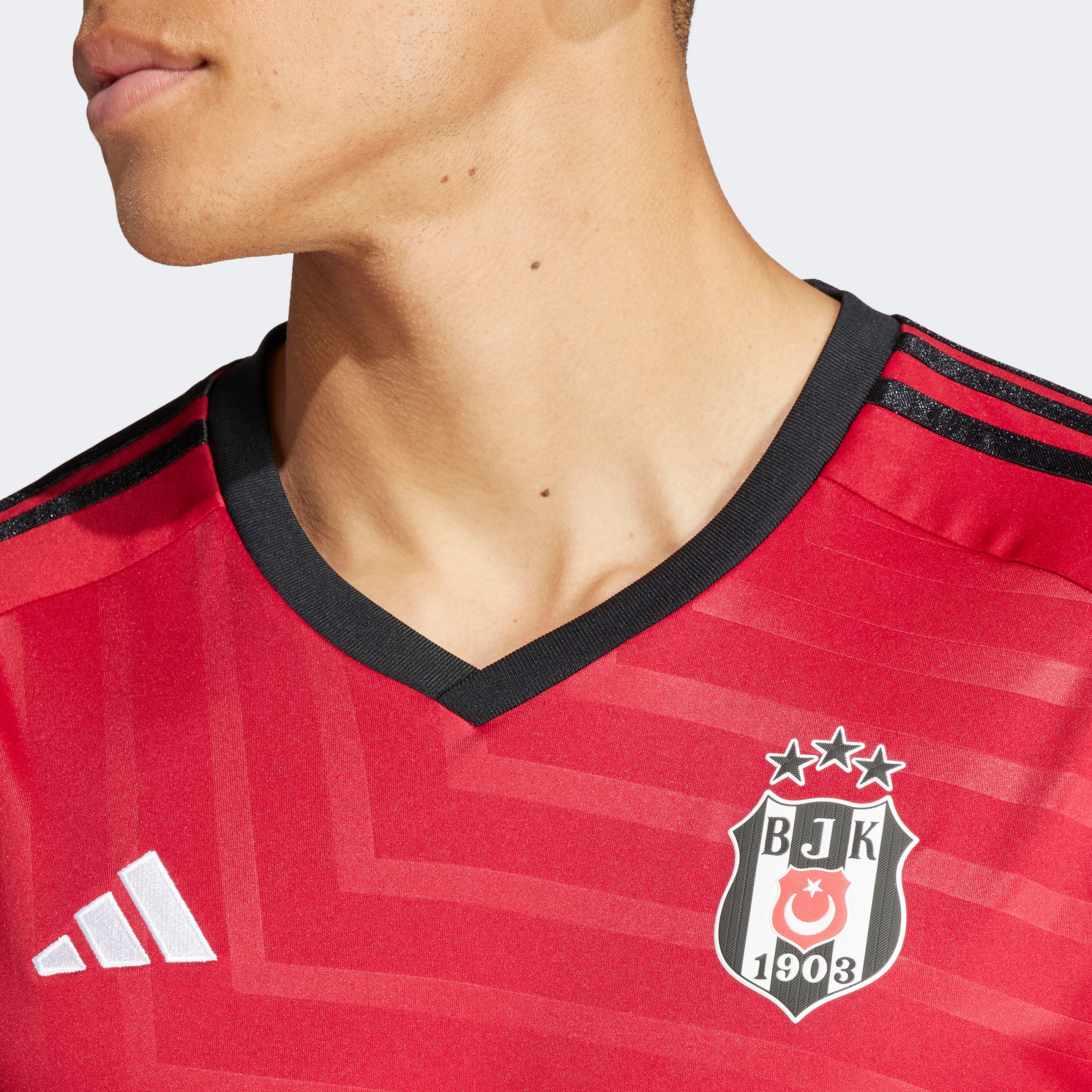 adidas Beşiktaş 2023/2024 Erkek Kırmızı Futbol Forması