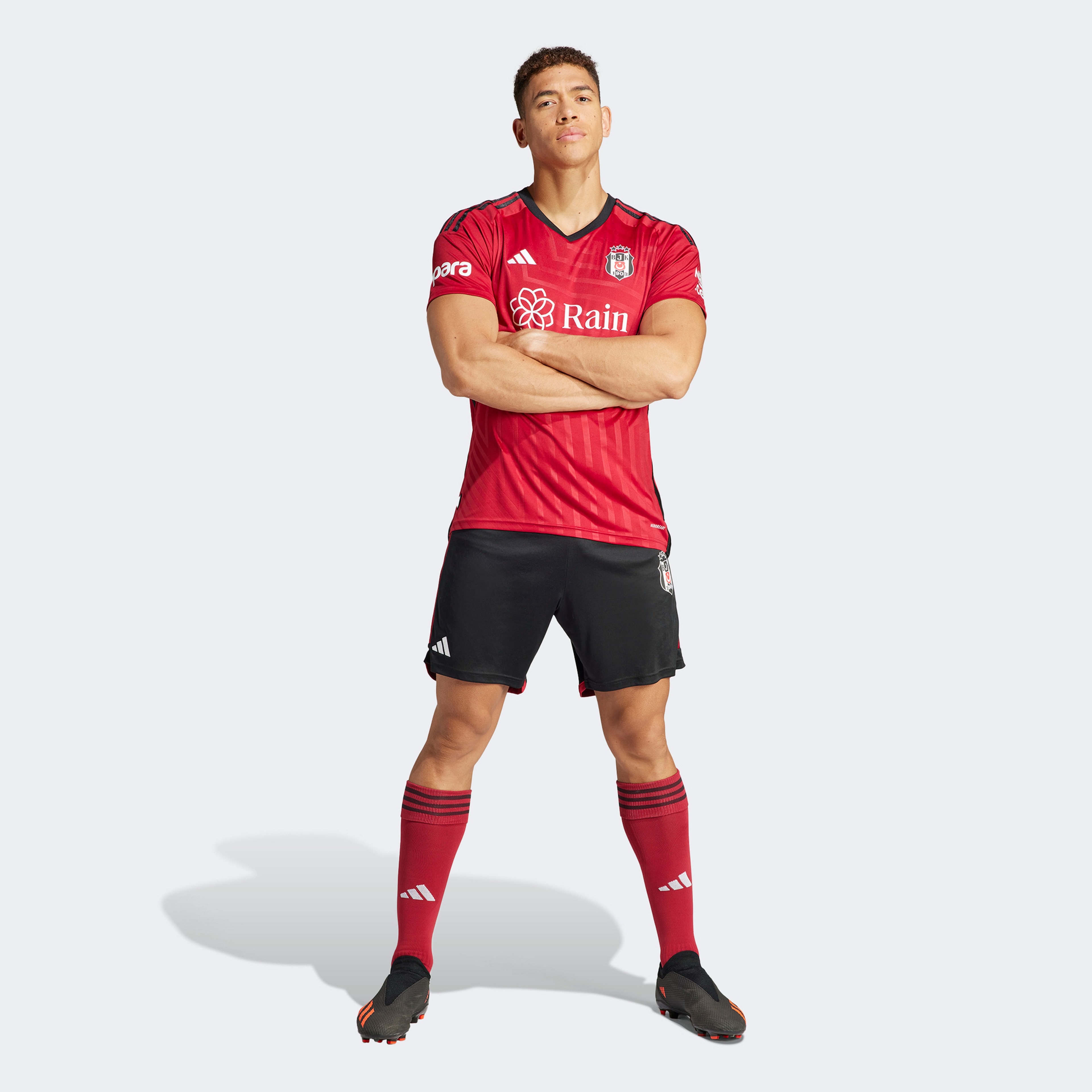 adidas Beşiktaş 2023/2024 Erkek Kırmızı Futbol Forması