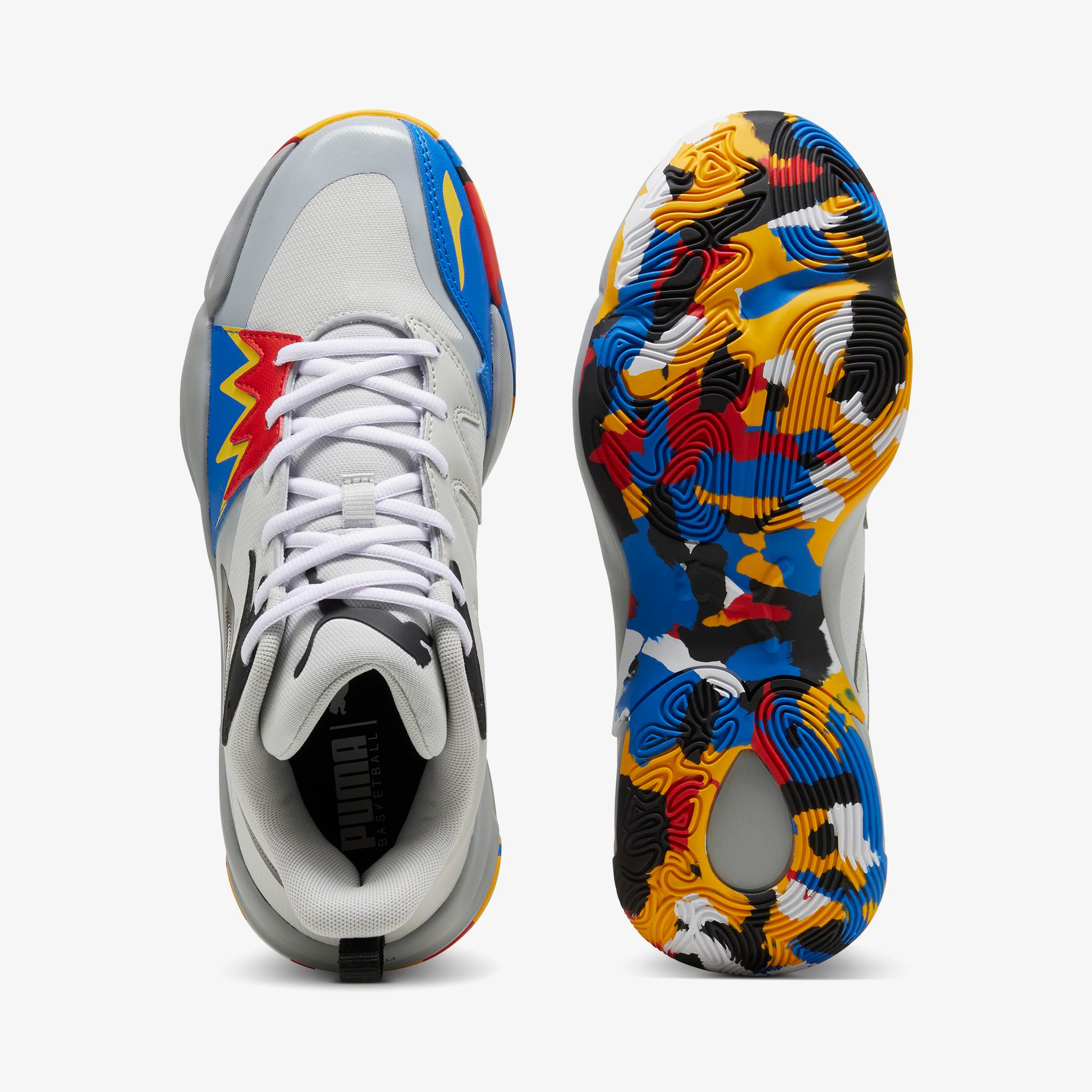 Puma Genetics Erkek Gri Basketbol Ayakkabısı