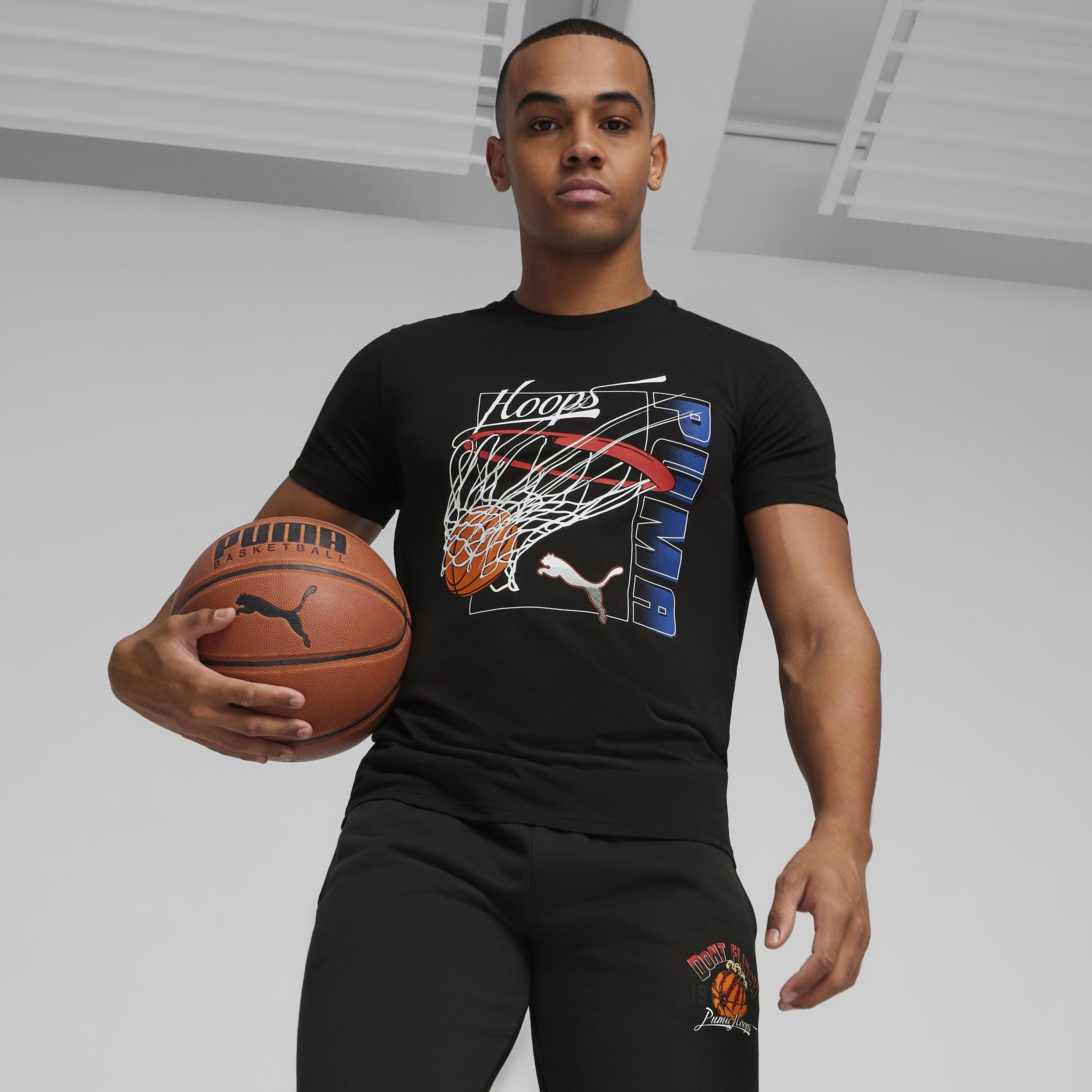 Puma Swished Unisex Siyah Günlük T-Shirt