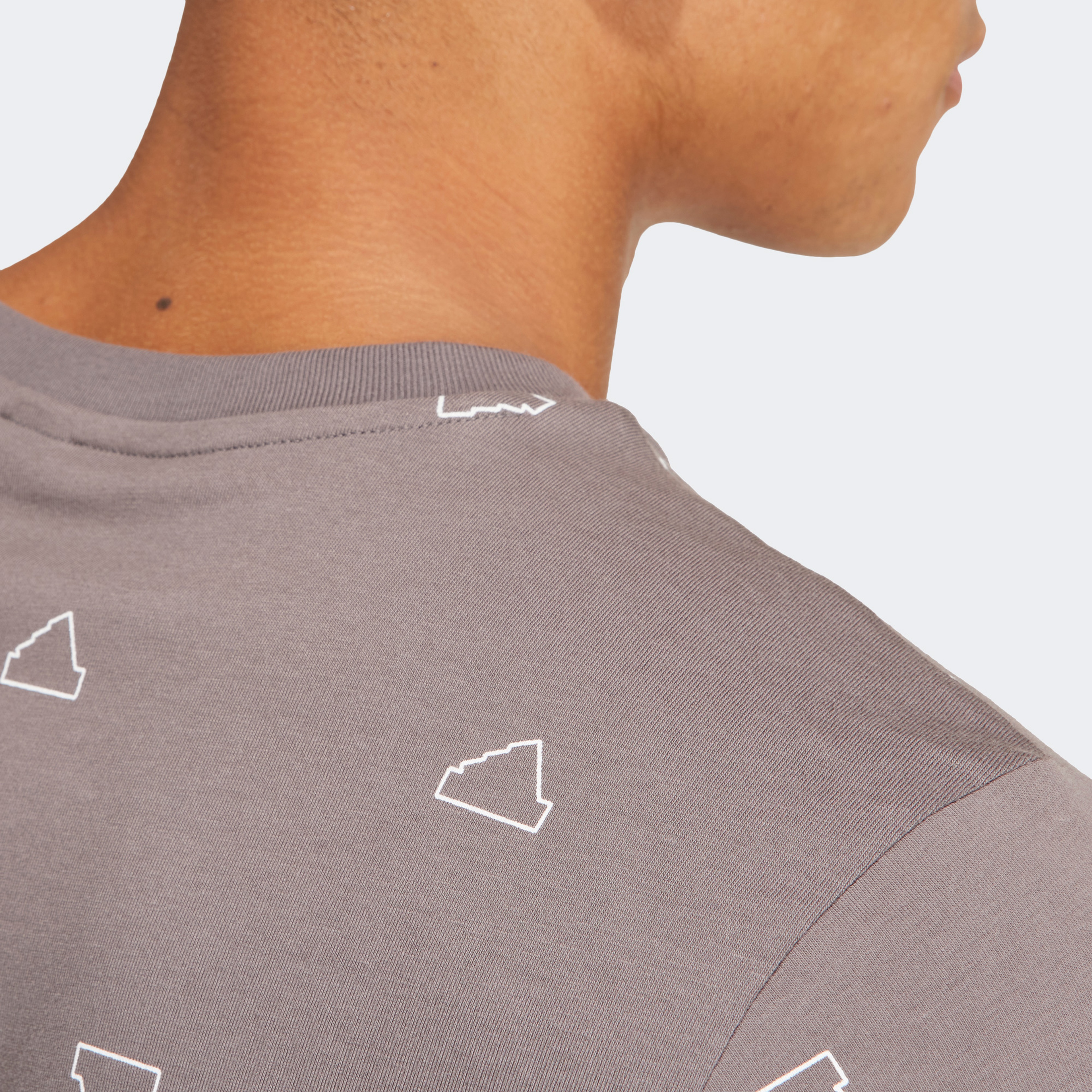 adidas M Mngrm  T Sj Erkek Gri Günlük T-Shirt