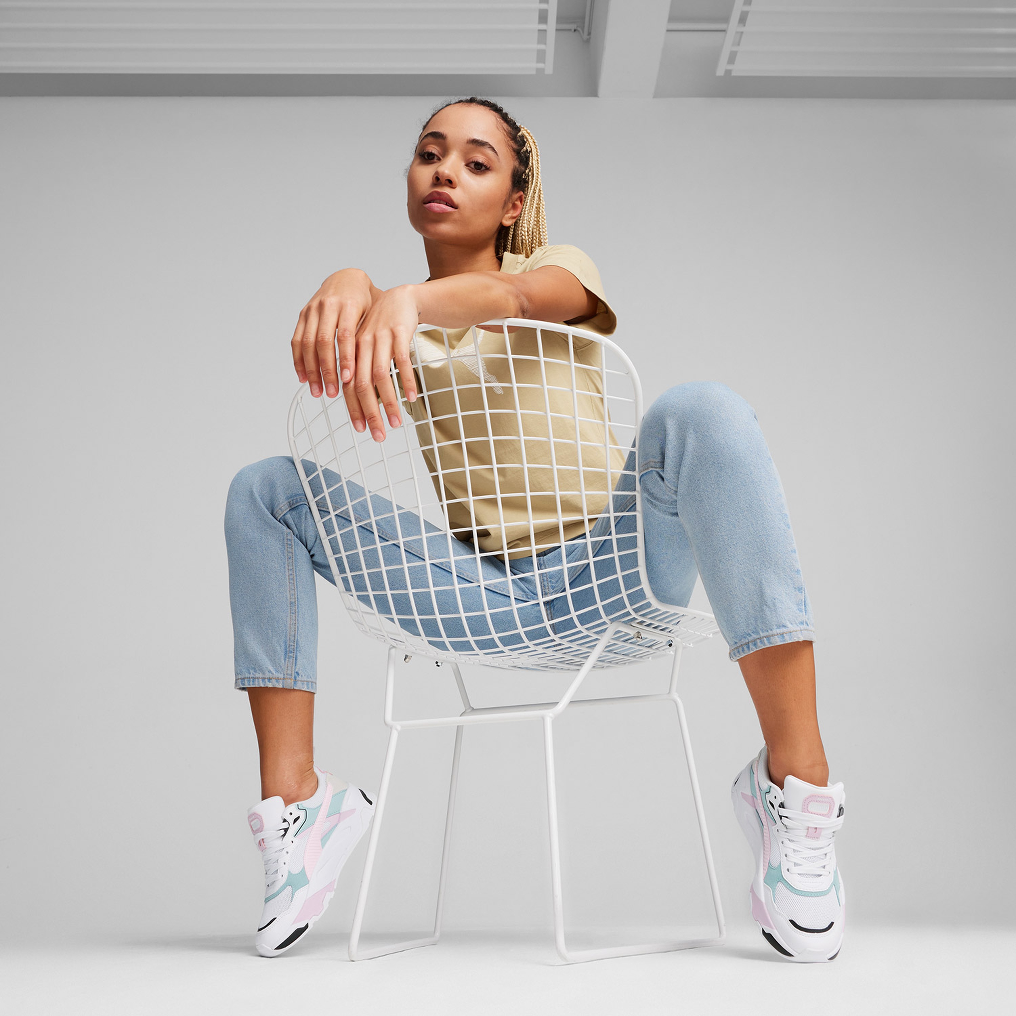 Puma Trinity Unisex Beyaz Spor Ayakkabı