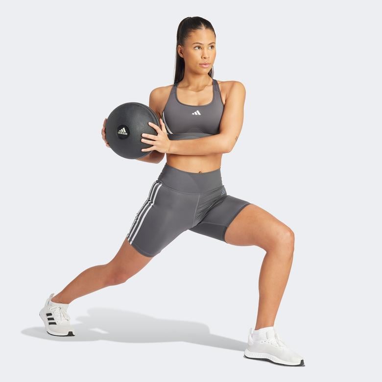 adidas Pwrct Ms 3S Bra Kadın Gri Antrenman Bra
