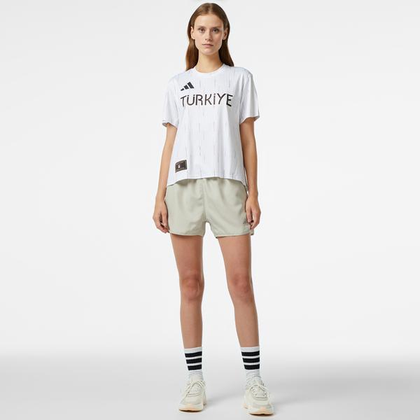 adidas Run It Short Kadın Beyaz Koşu Şortu