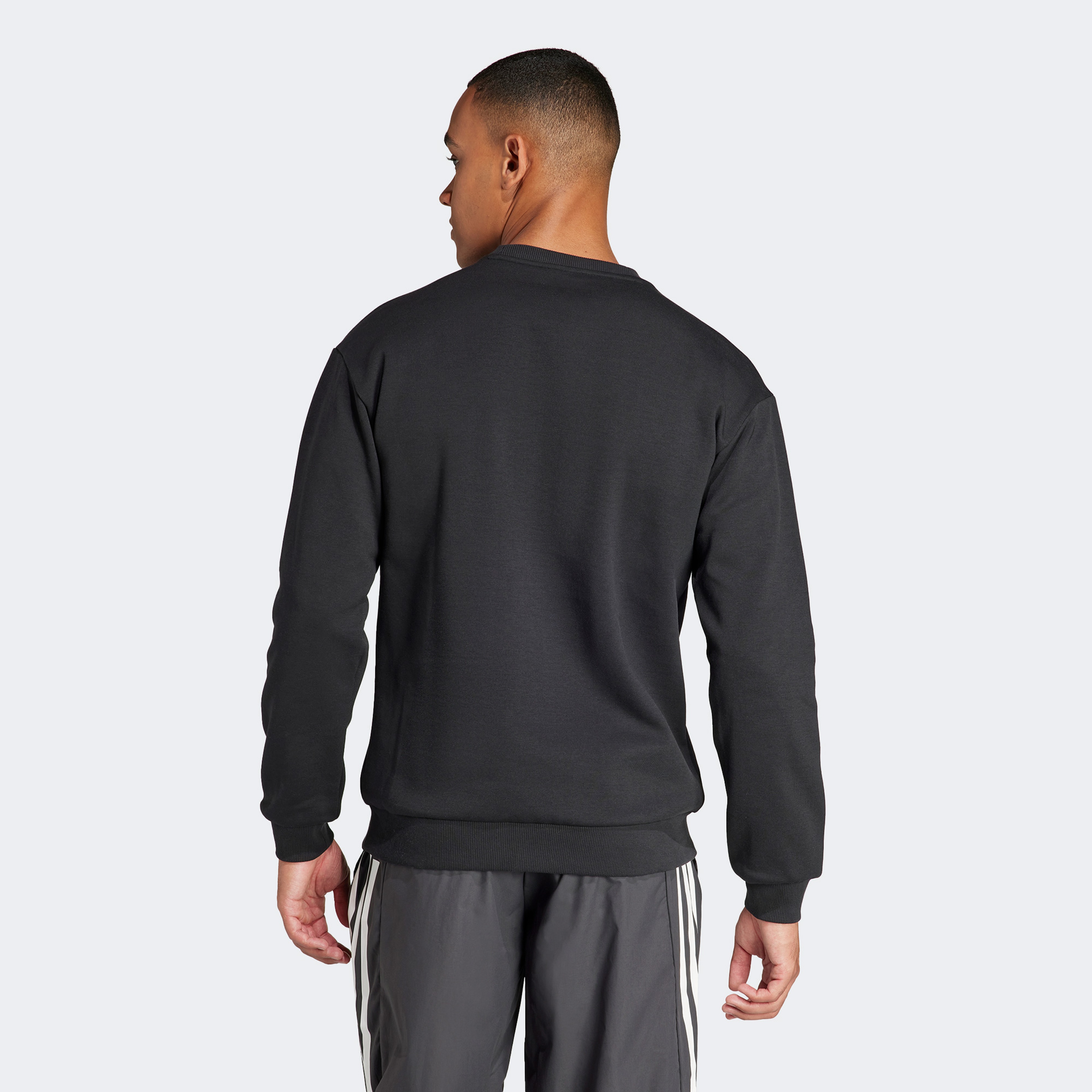 adidas  Fi Bos Crw Erkek Siyah Günlük Sweatshirt