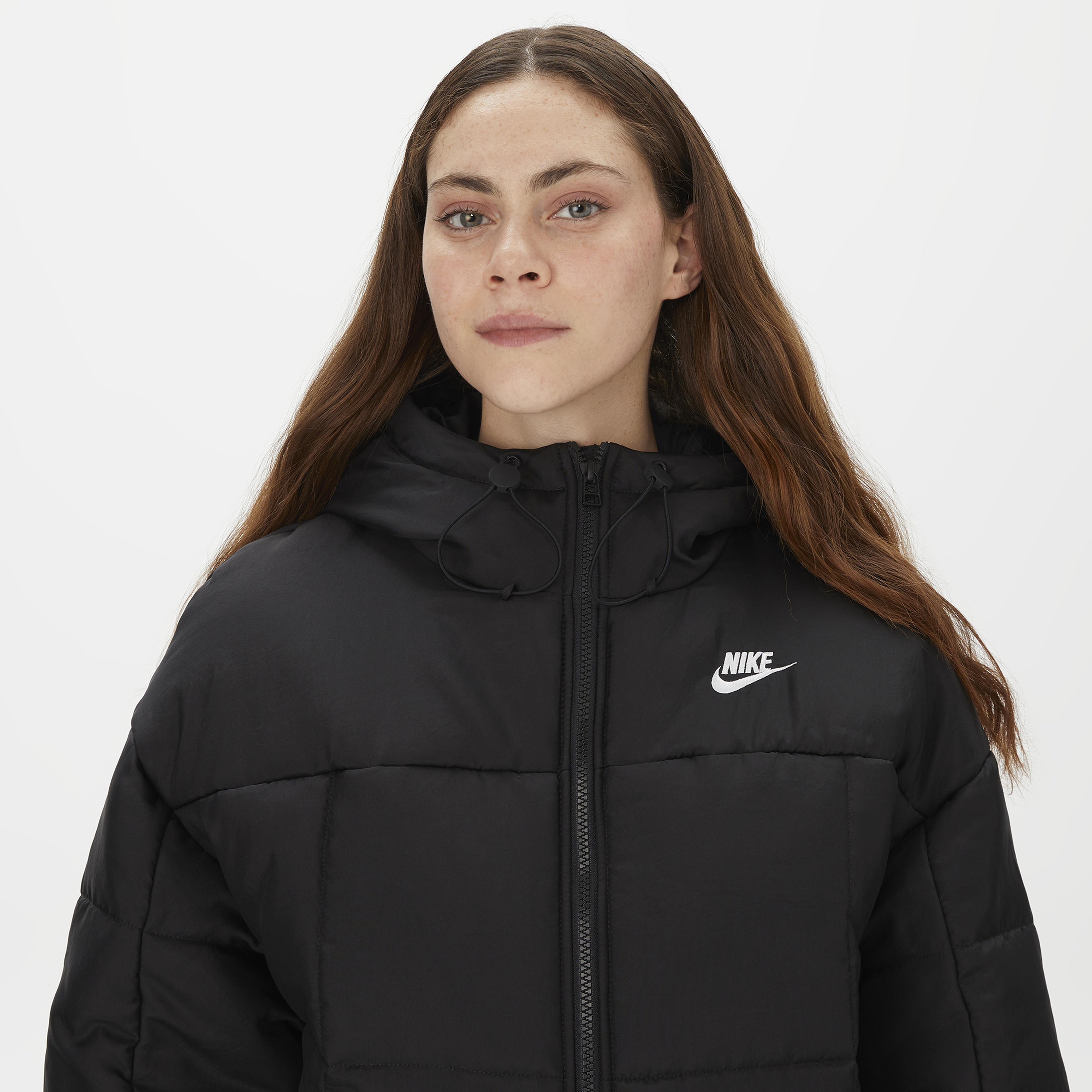 Nike Sportswear Essentialtl Therma Fit Classic Puffer Kadın Siyah Mont