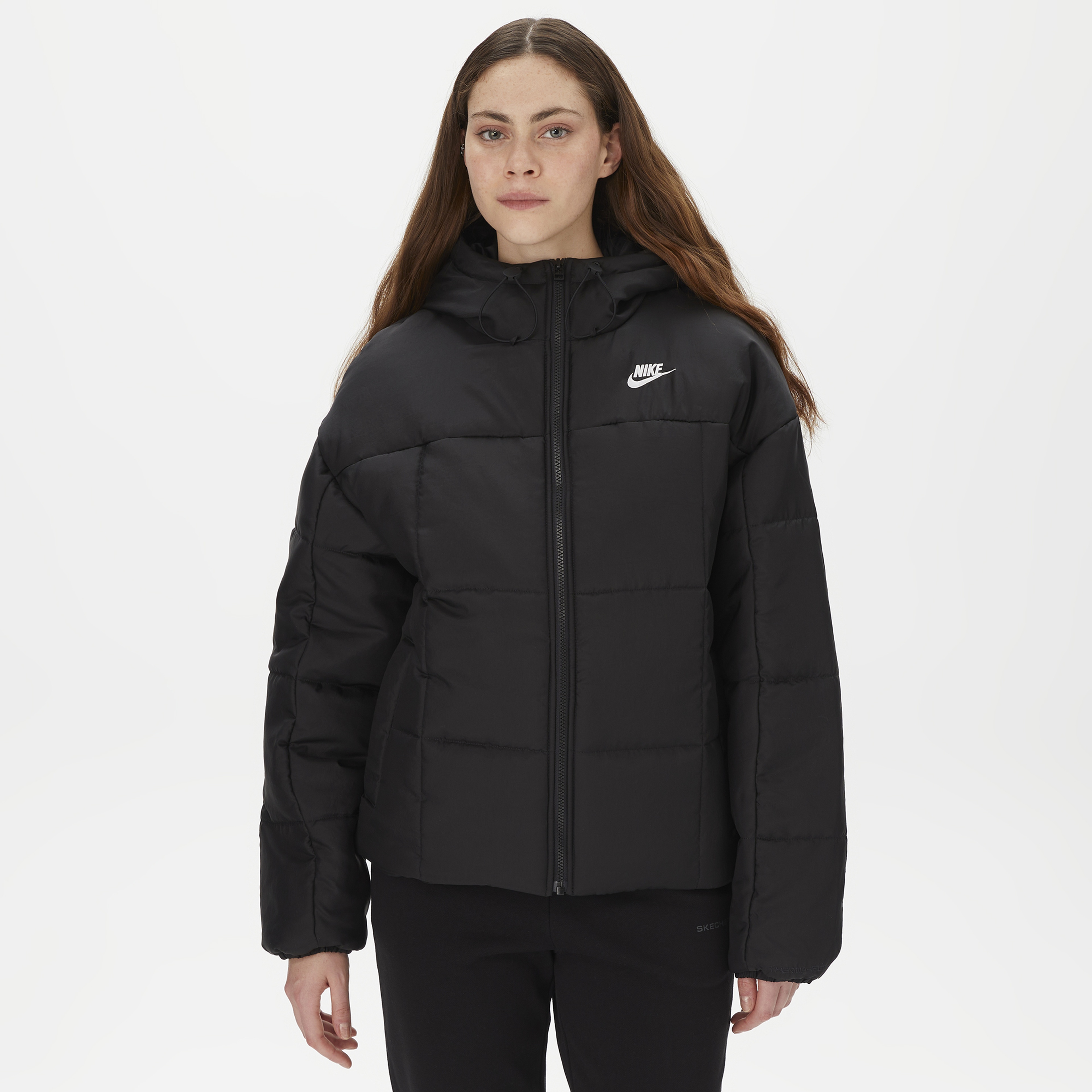 Nike Sportswear Essentialtl Therma Fit Classic Puffer Kadın Siyah Mont