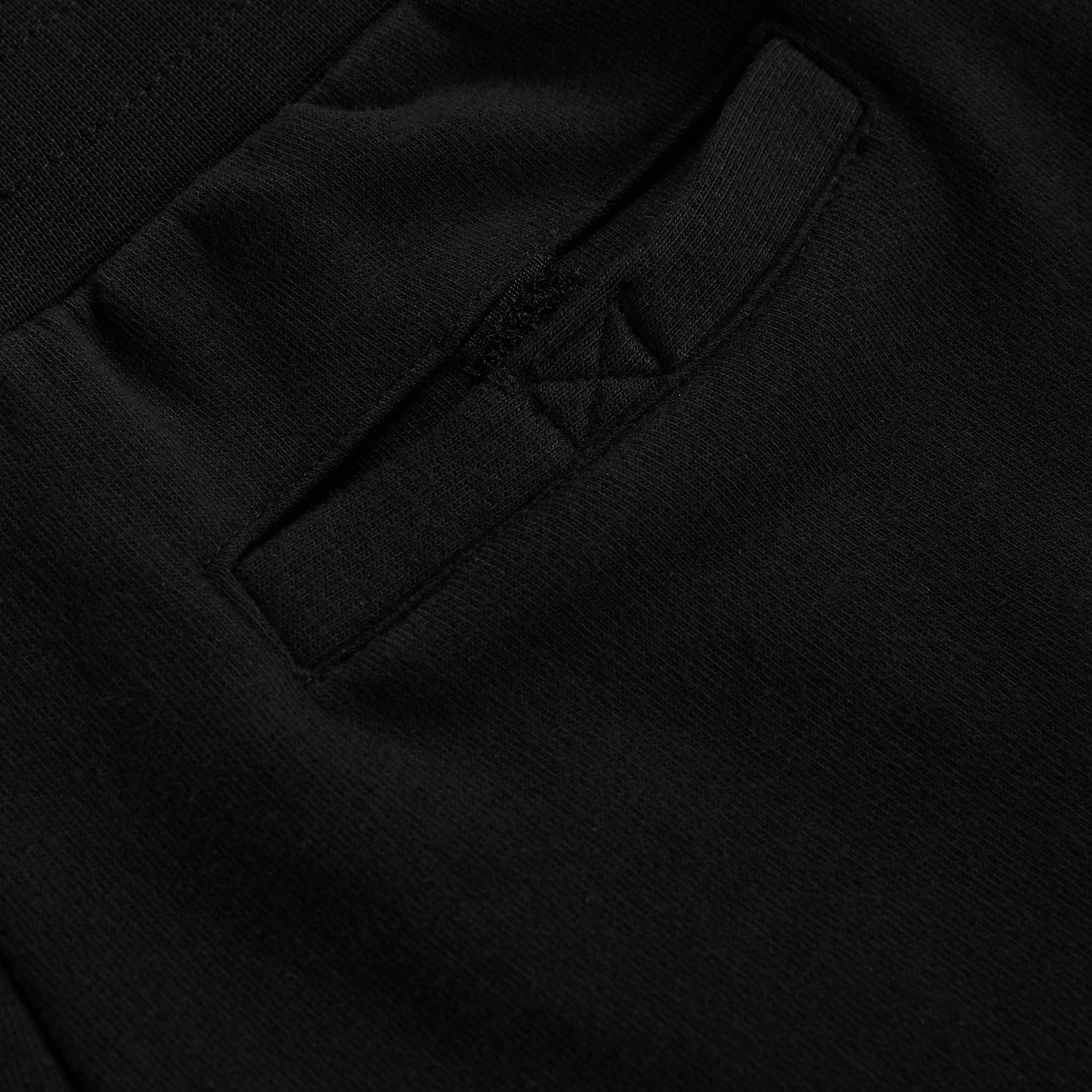 Skechers Heavy Weight Fleece Printed Çocuk Siyah Eşofman Takımı