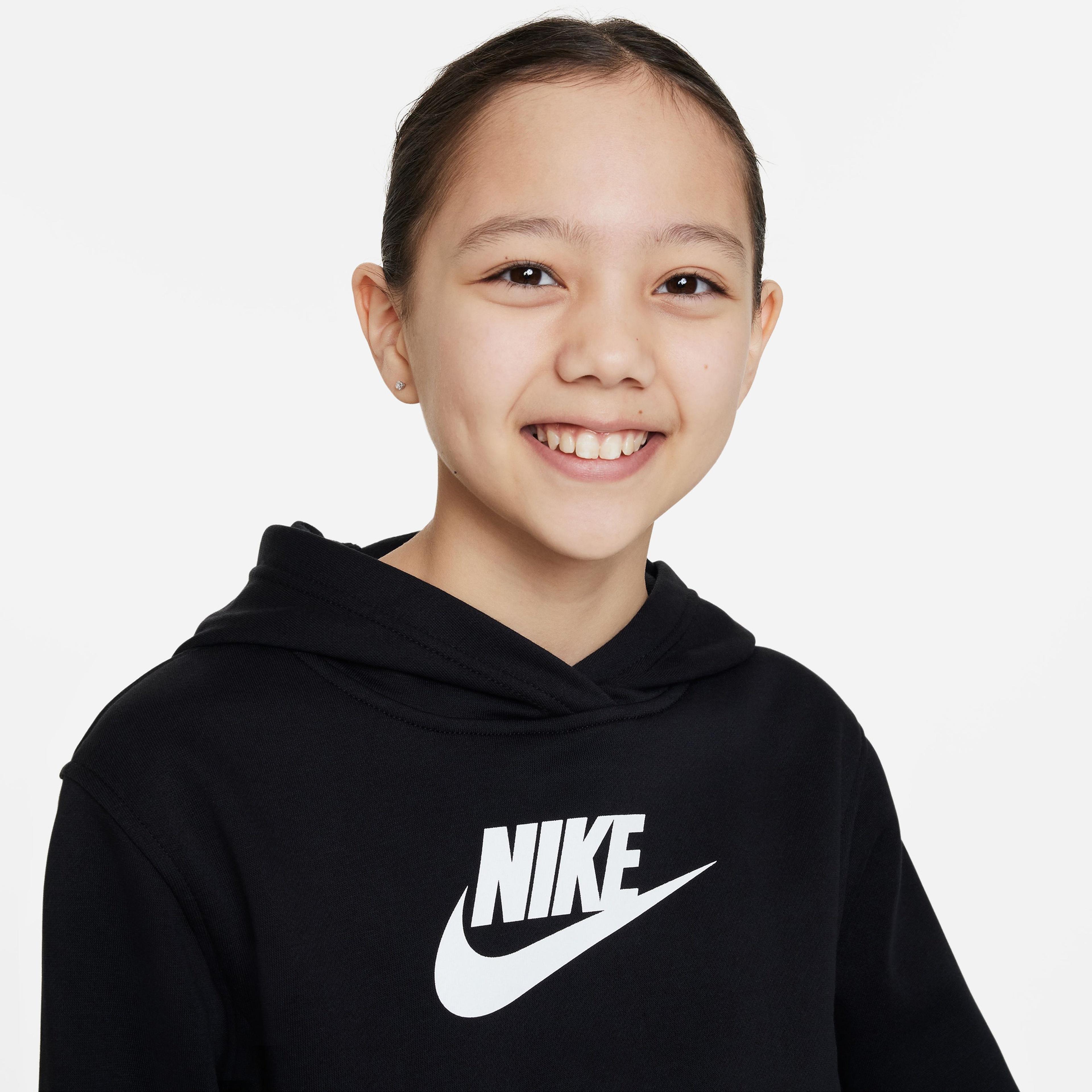 Nike Sportswear Club Fleece Çocuk Siyah Hoodie