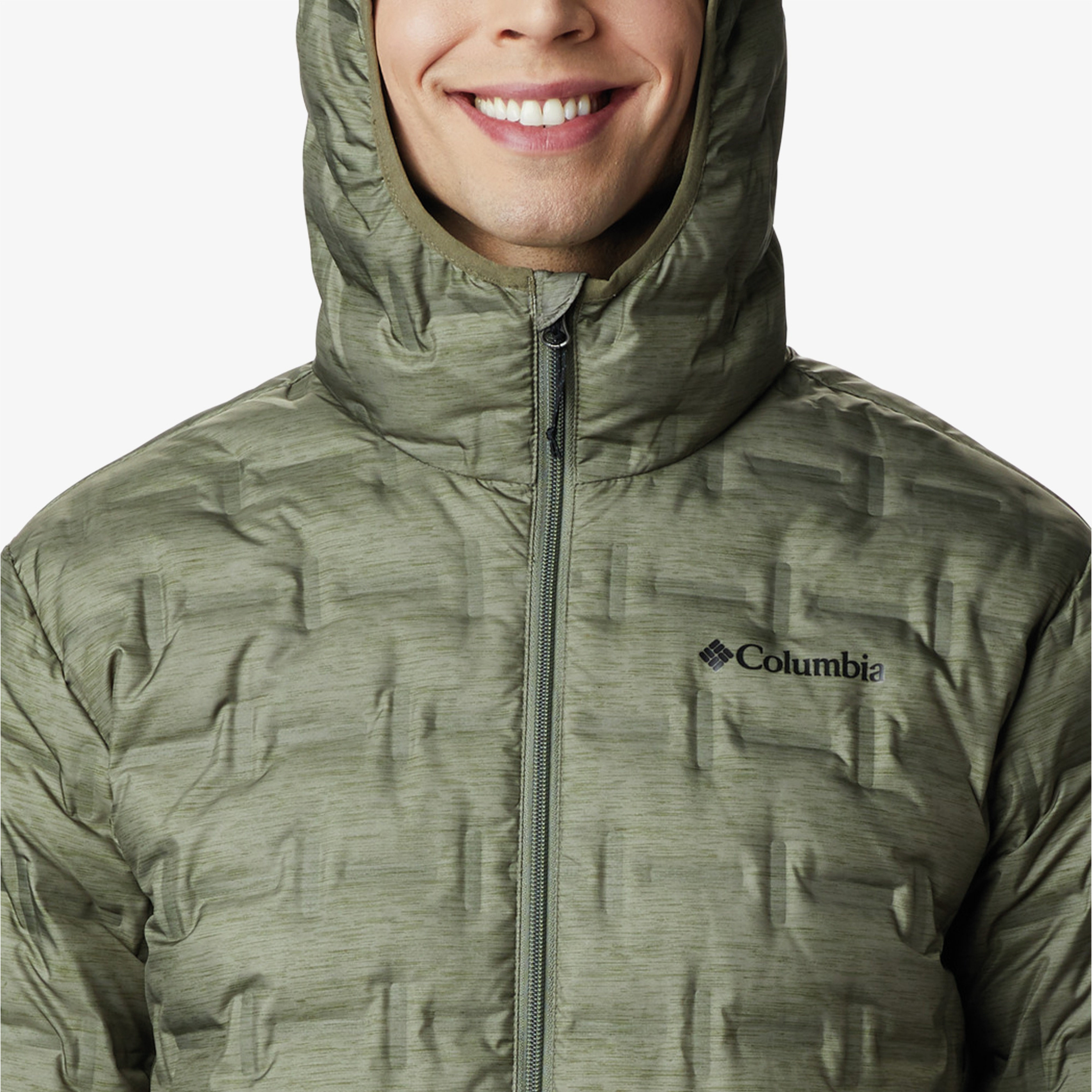 Columbia Delta Ridge Down Hooded Erkek Yeşil Mont