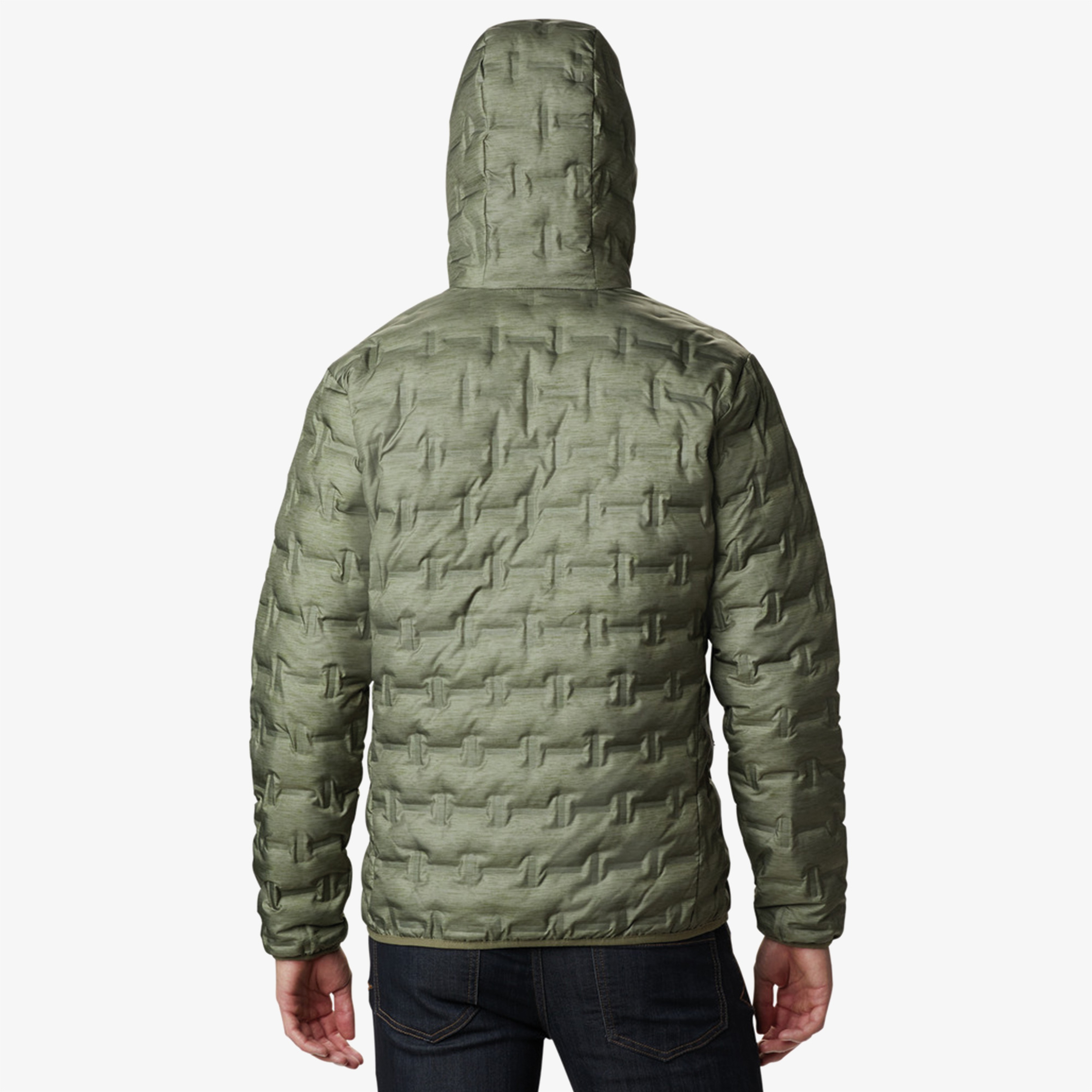 Columbia Delta Ridge Down Hooded Erkek Yeşil Mont