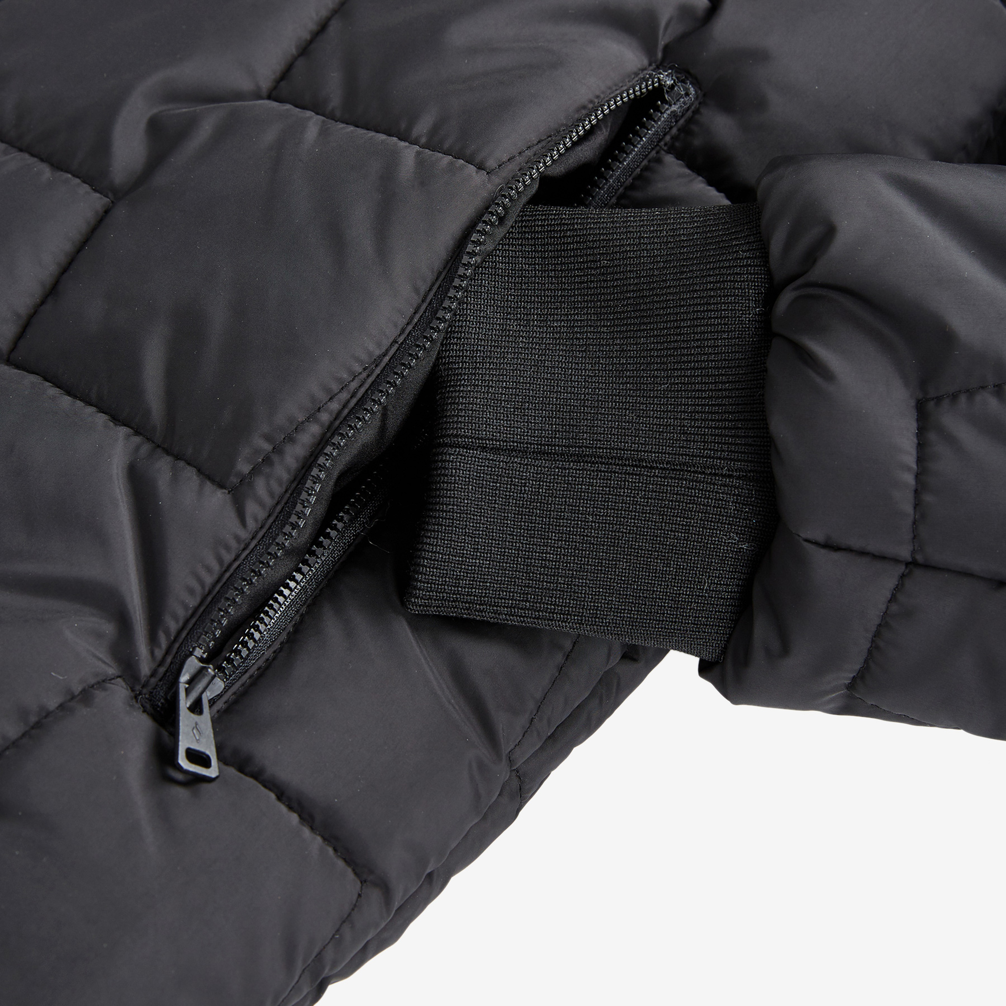 Skechers Outerwear Padded Erkek Siyah Mont