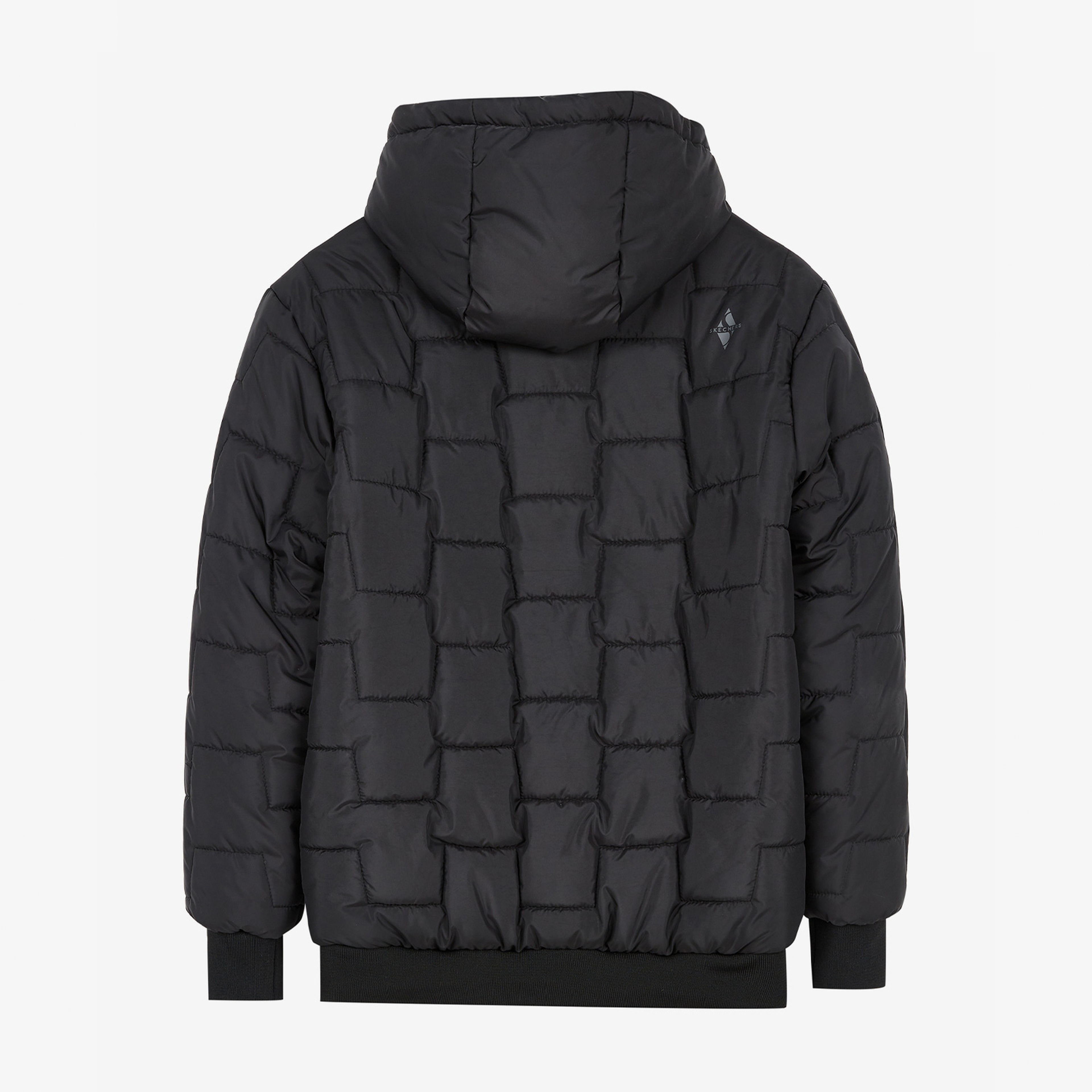 Skechers Outerwear Padded Erkek Siyah Mont