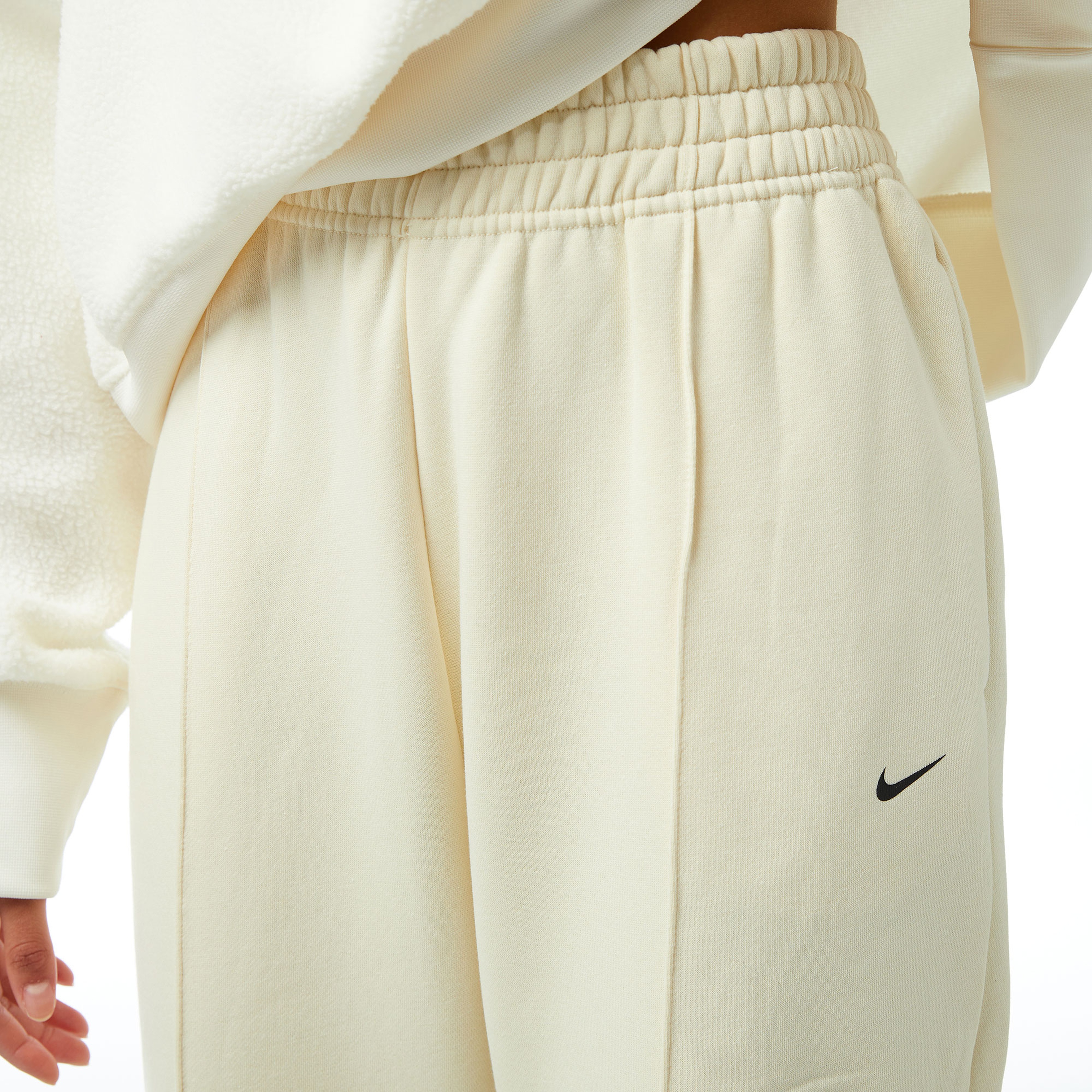 Nike Sportswear Loose Fleece Kadın Beyaz Eşofman Altı