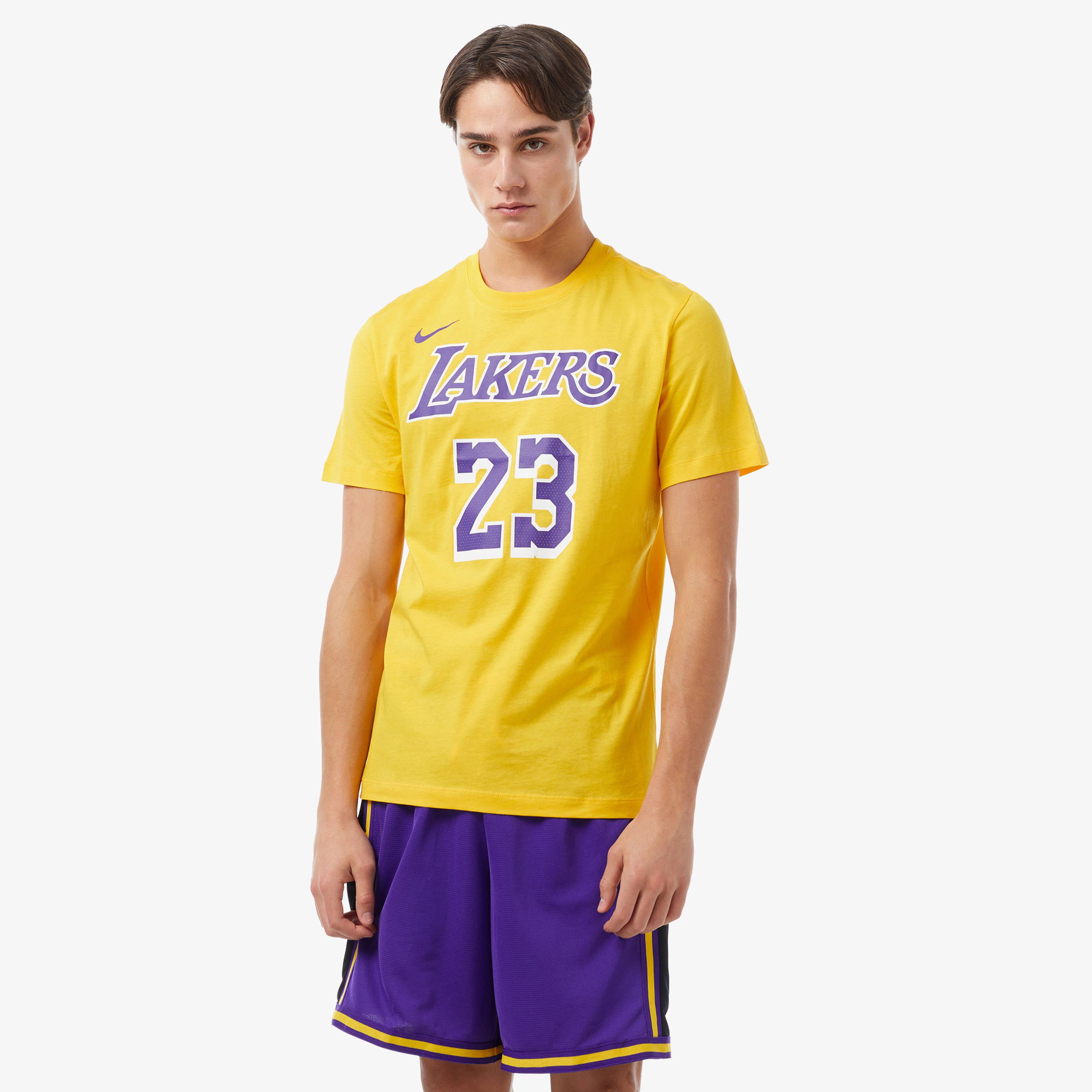Nike Los Angeles Lakers Edition Erkek Sarı T-Shirt