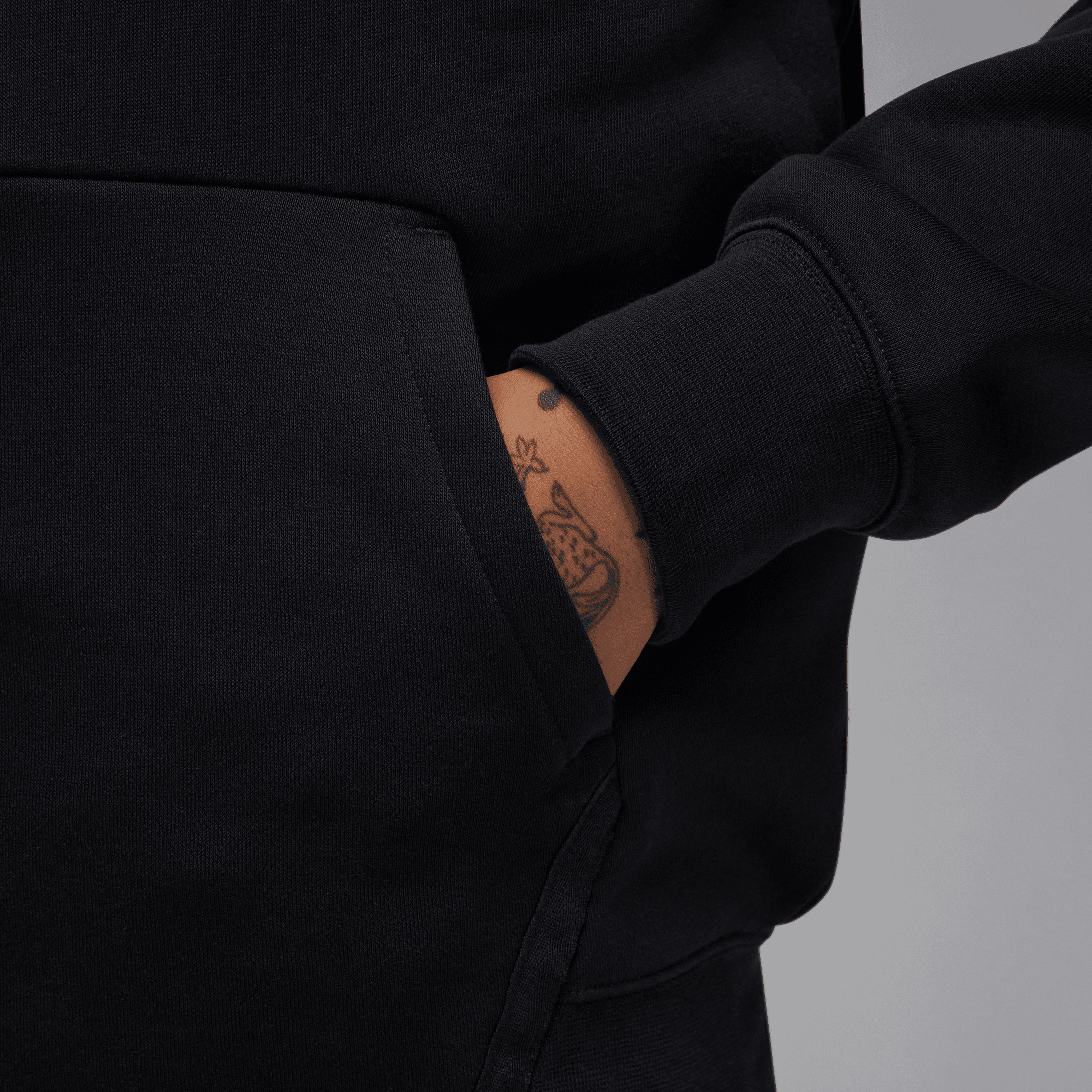 Nike Jordan Air Paris Saint-Germain Fleece Pullover Siyah Hoodie