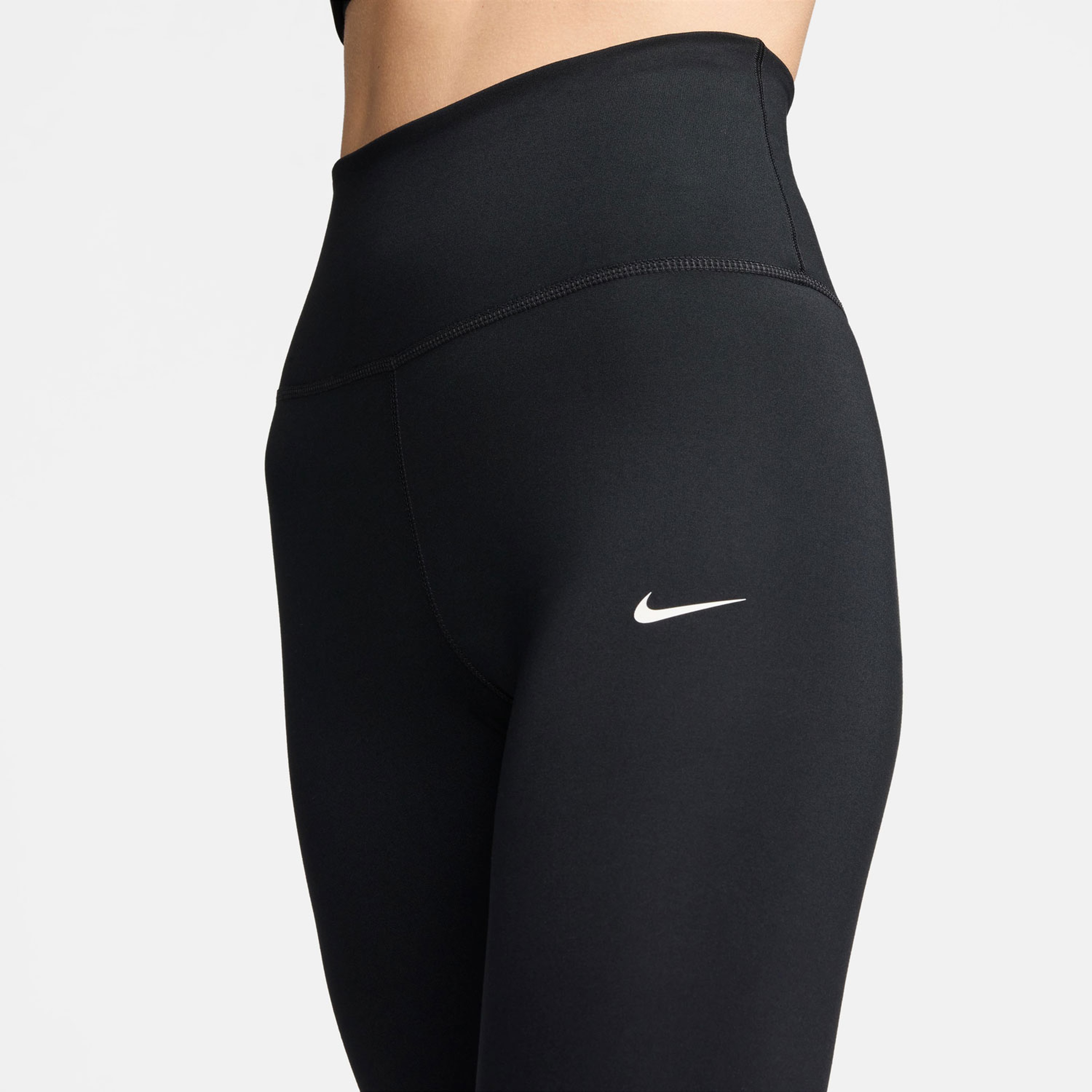 Nike One High-Waisted Full-Length Leggings Kadın Siyah Tayt