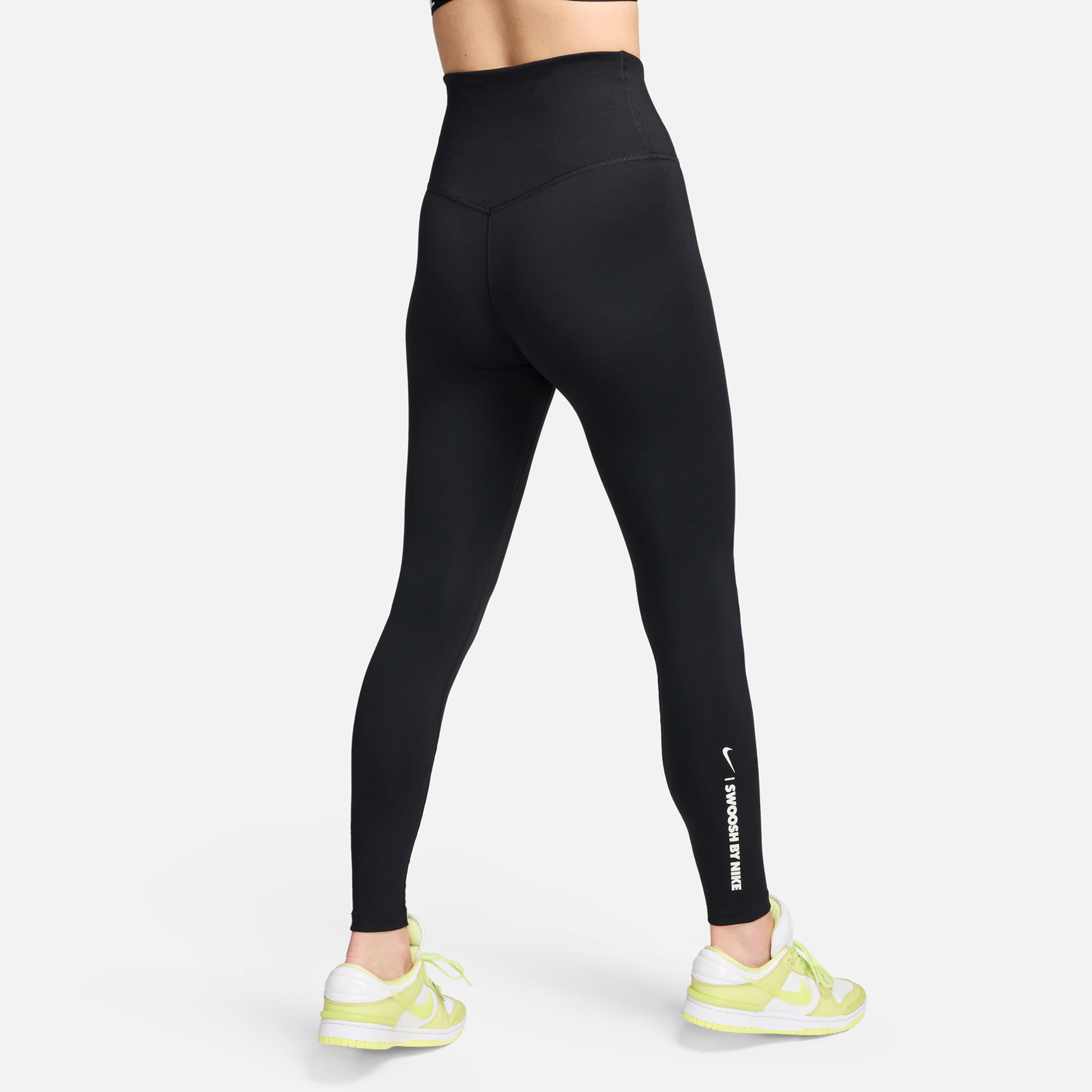 Nike One High-Waisted Full-Length Leggings Kadın Siyah Tayt