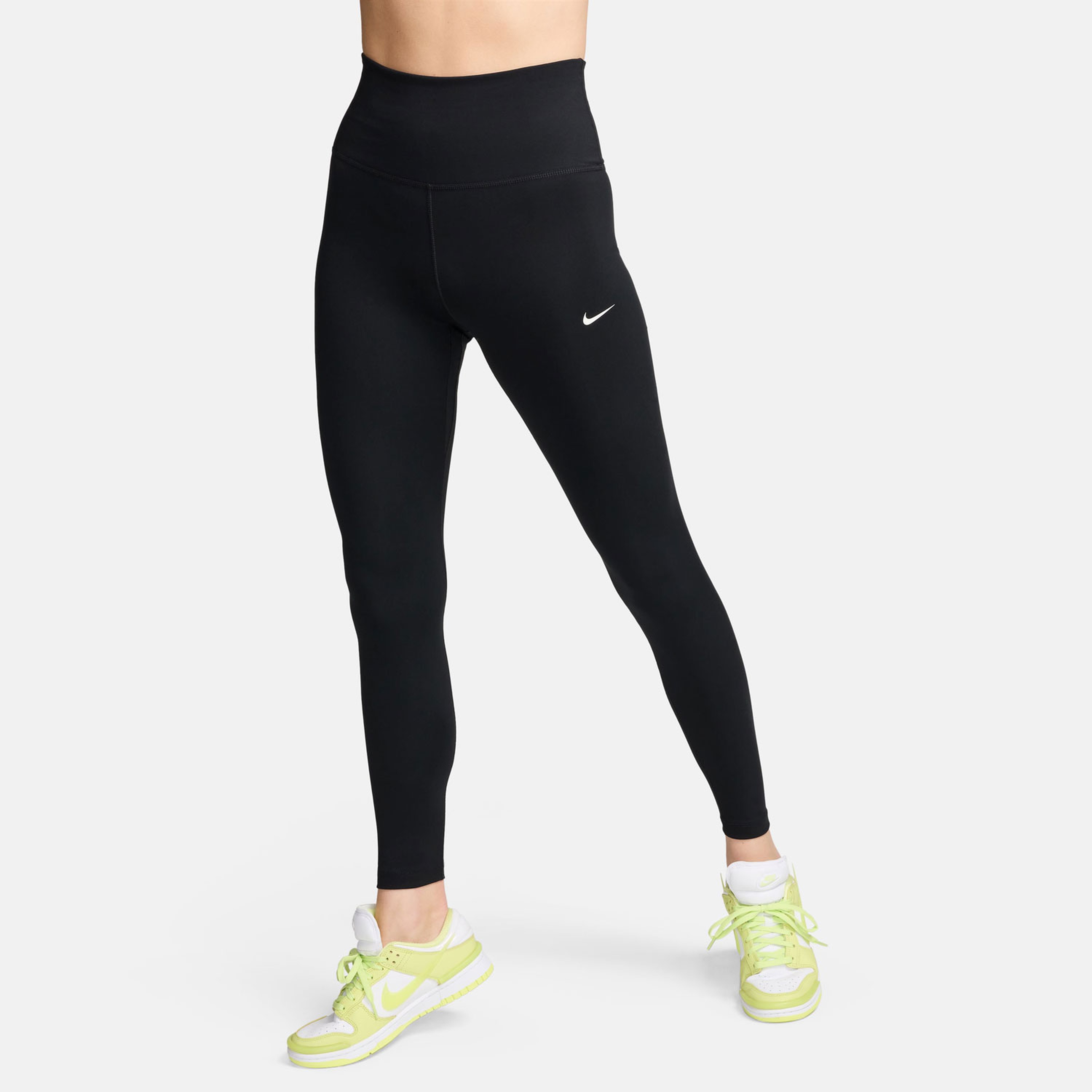 Nike One High-Waisted Full-Length Leggings Kadın Siyah Tayt
